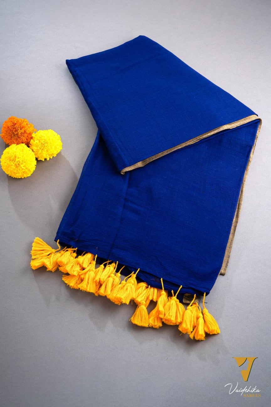 Blue Sunaina Saree-VCM011