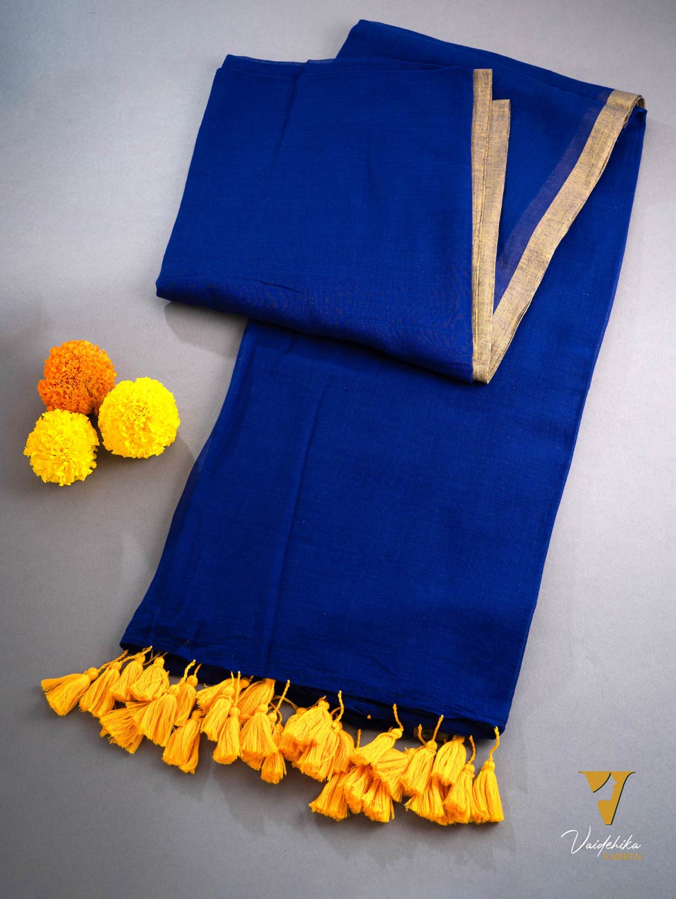 Blue Sunaina Saree-VCM011
