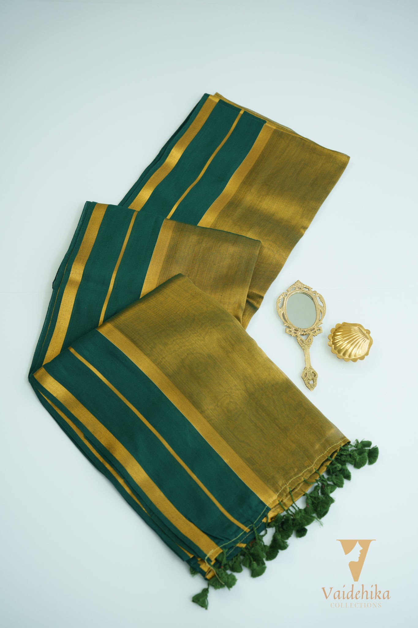 Harini Green Saree-VCT008
