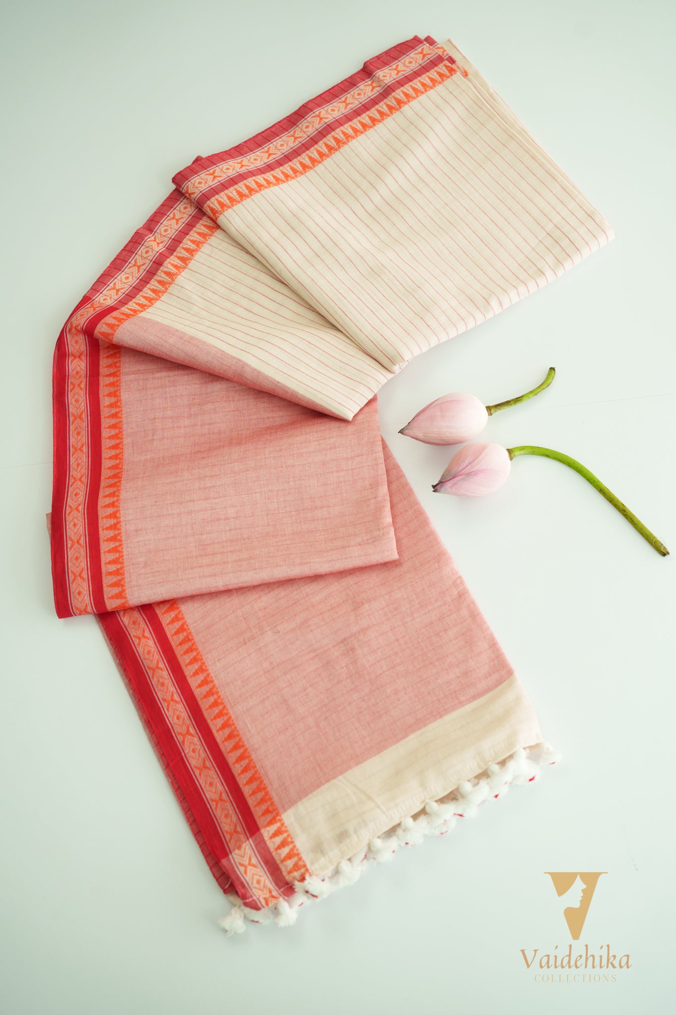 Ahalya Red Saree-VCM035