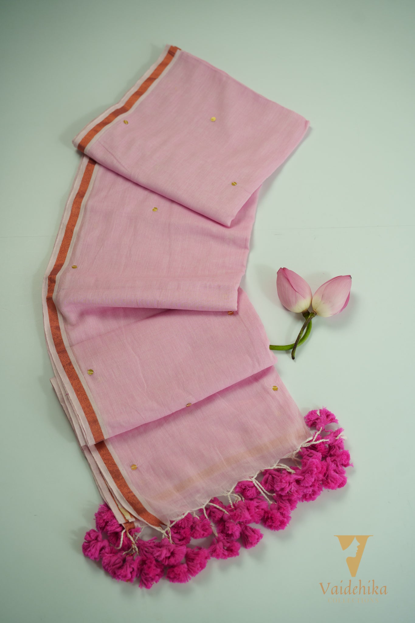 NISHA PINK SAREE-253
