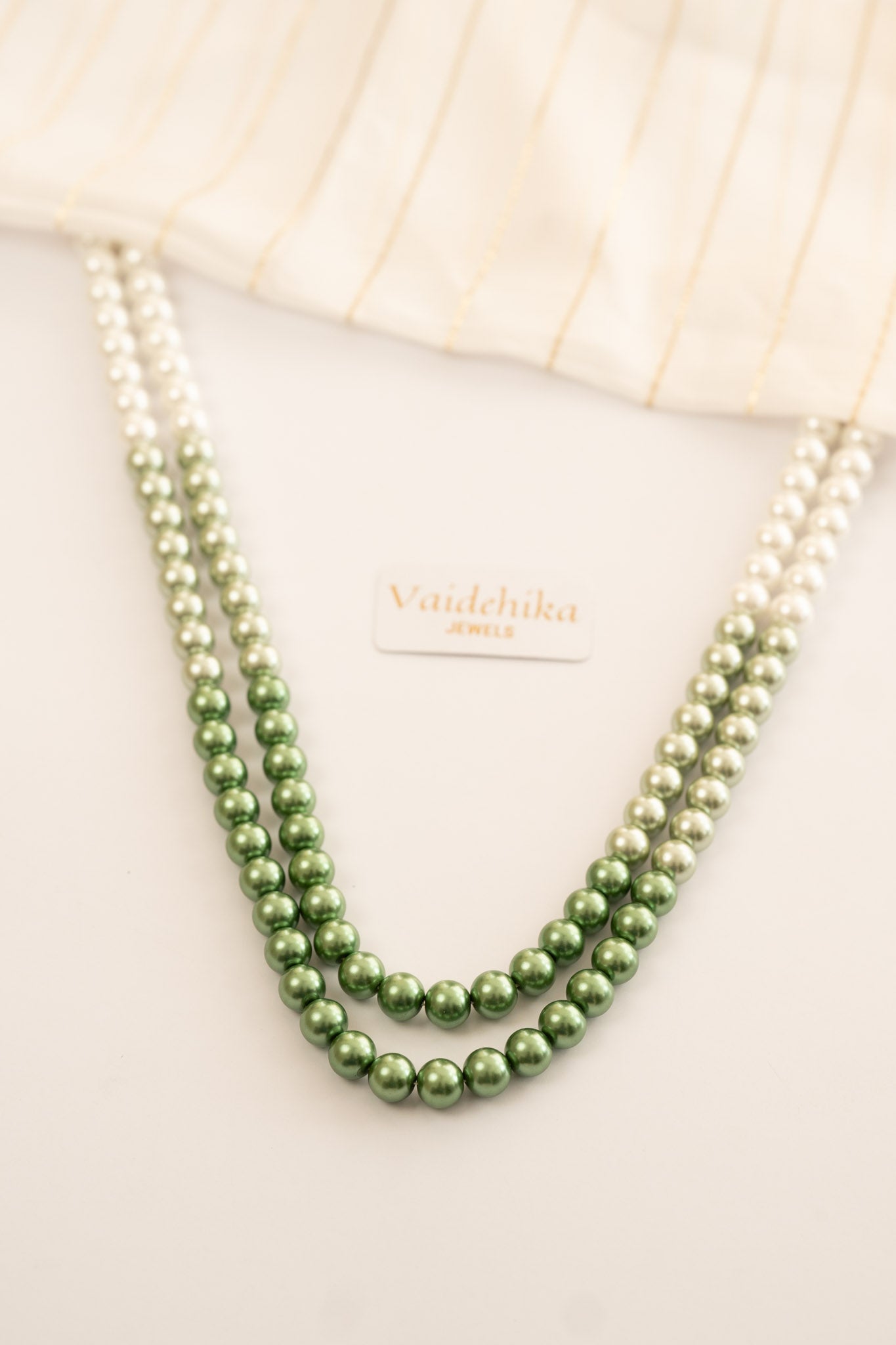BEADS NECKLACE WITH EARRINGS SET