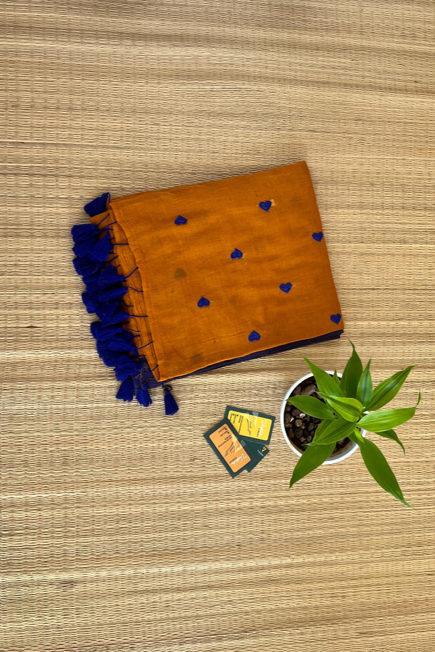 Dilse Mustard Saree-VCM006