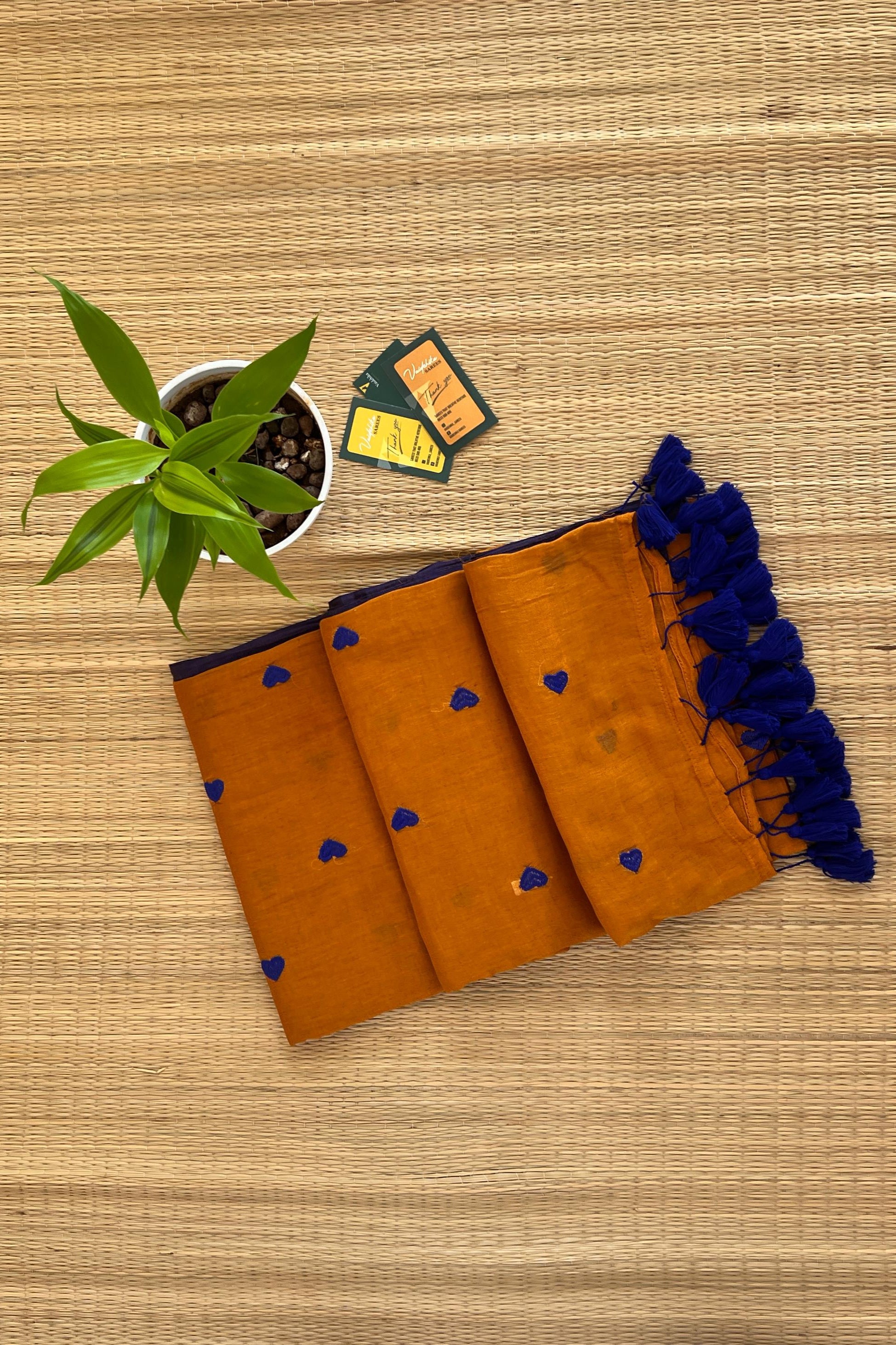 Dilse Mustard Saree-VCM006