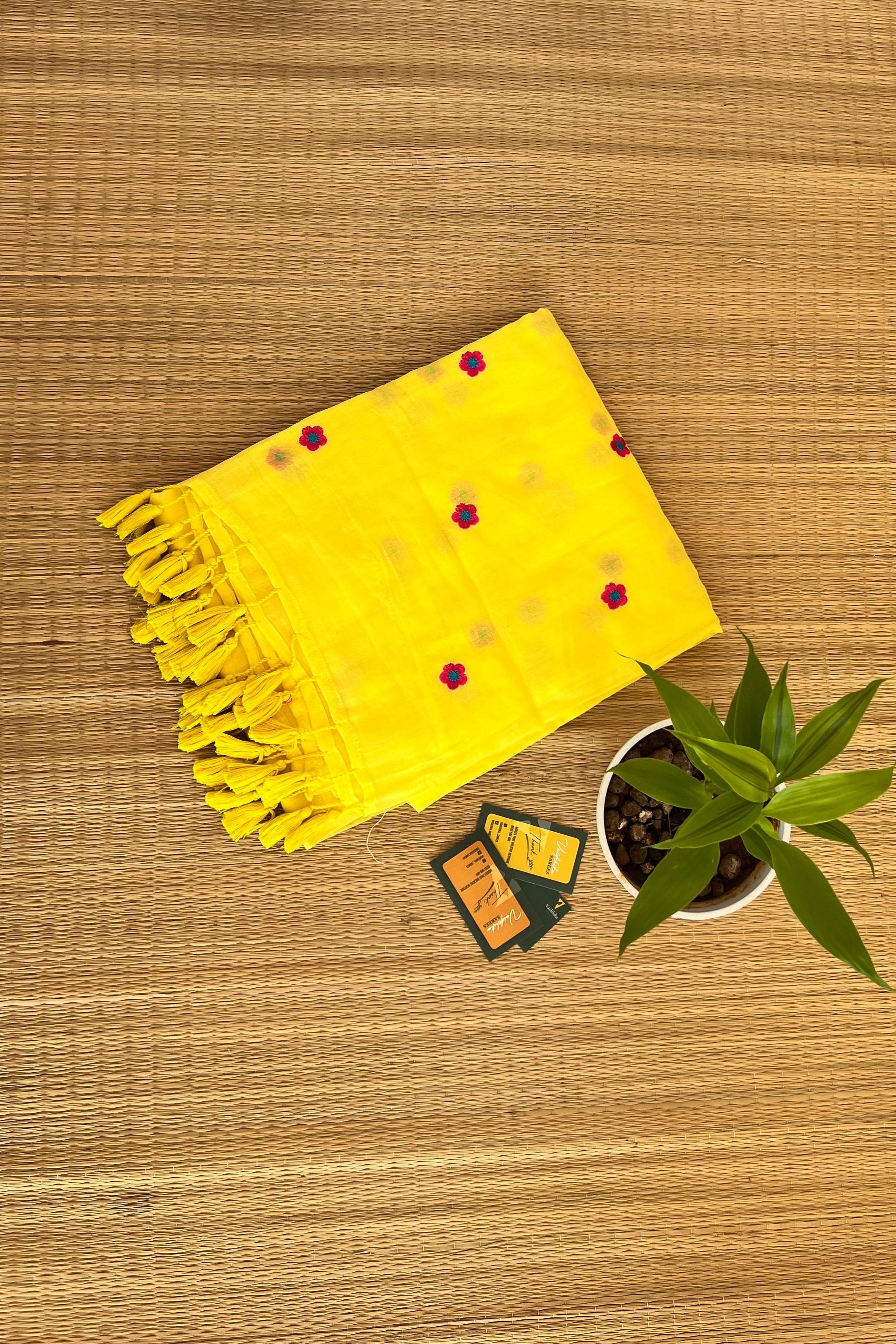 MALAR YELLOW SAREE
