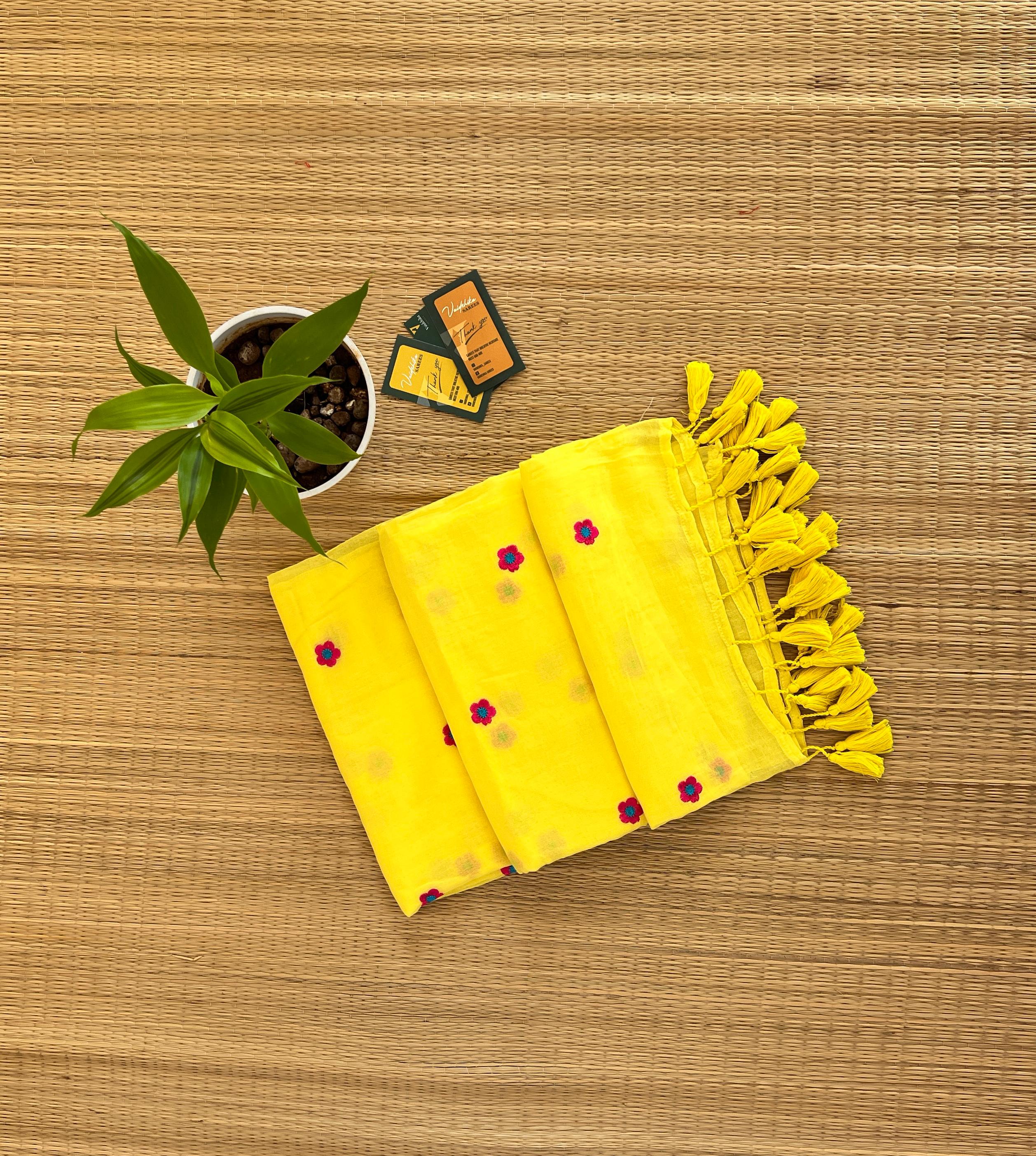 MALAR YELLOW SAREE