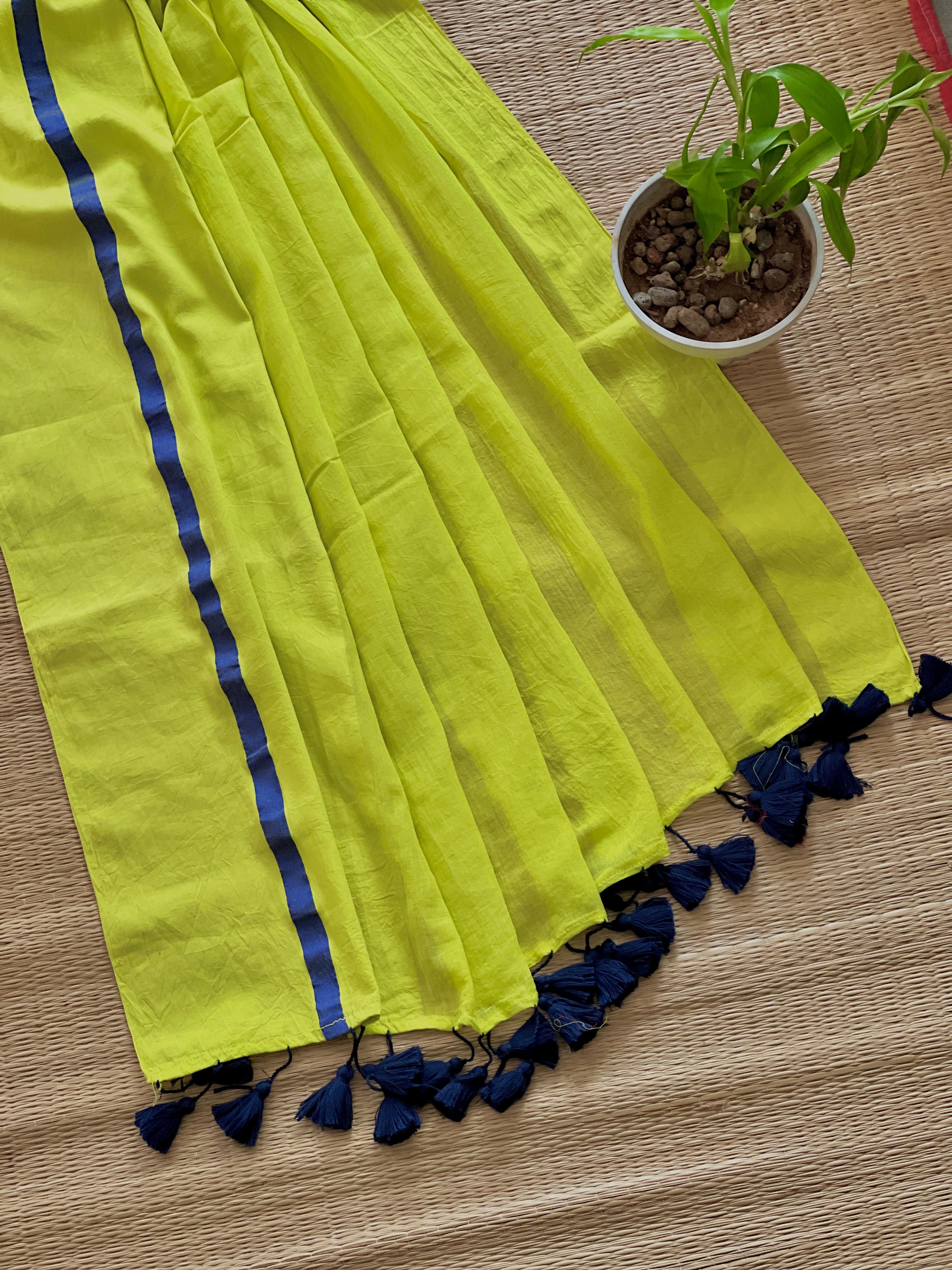 Neon Saree Thrift-VCM332