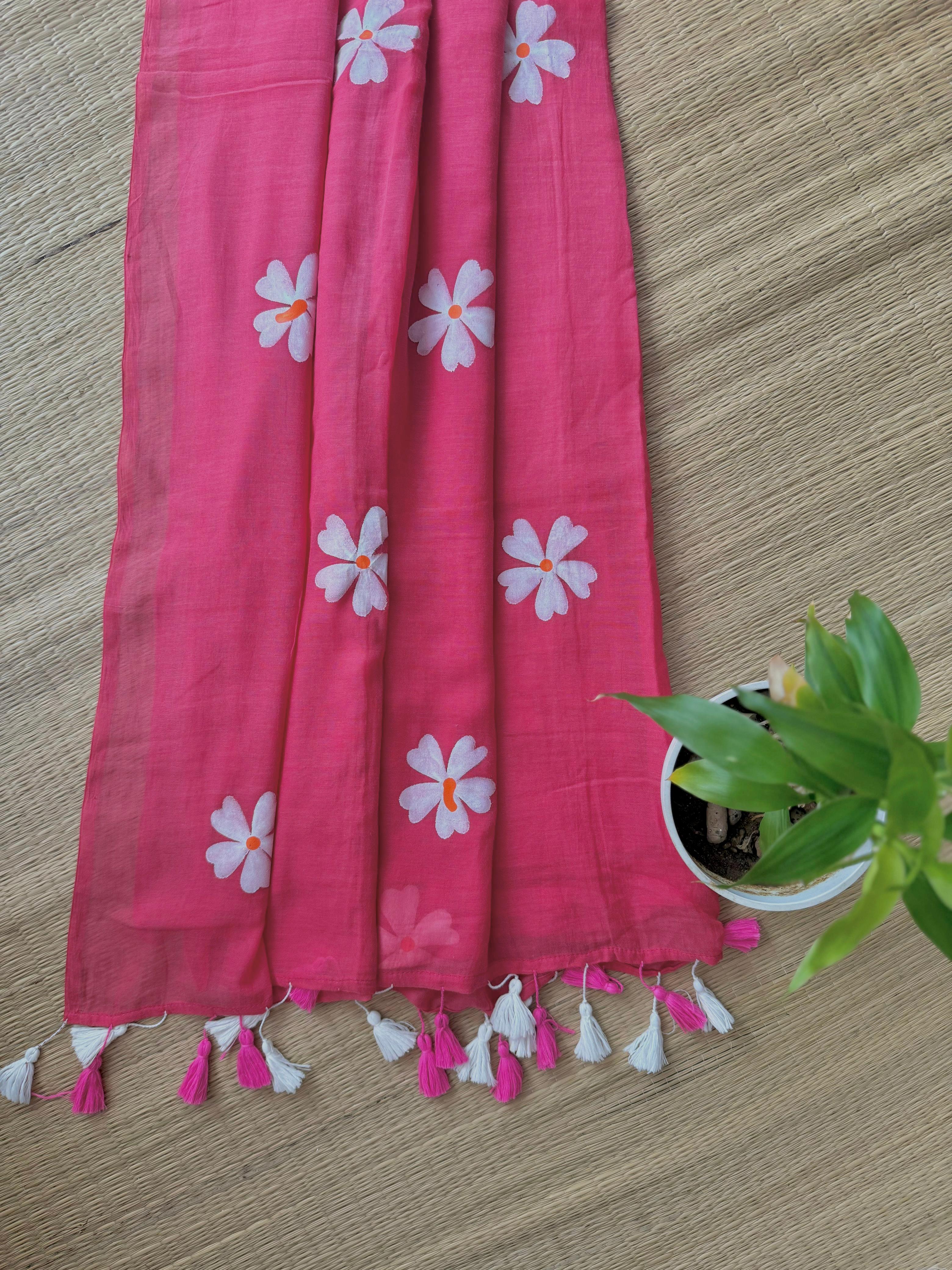 PAARICHATHAM PINK SAREE-PMCPF1