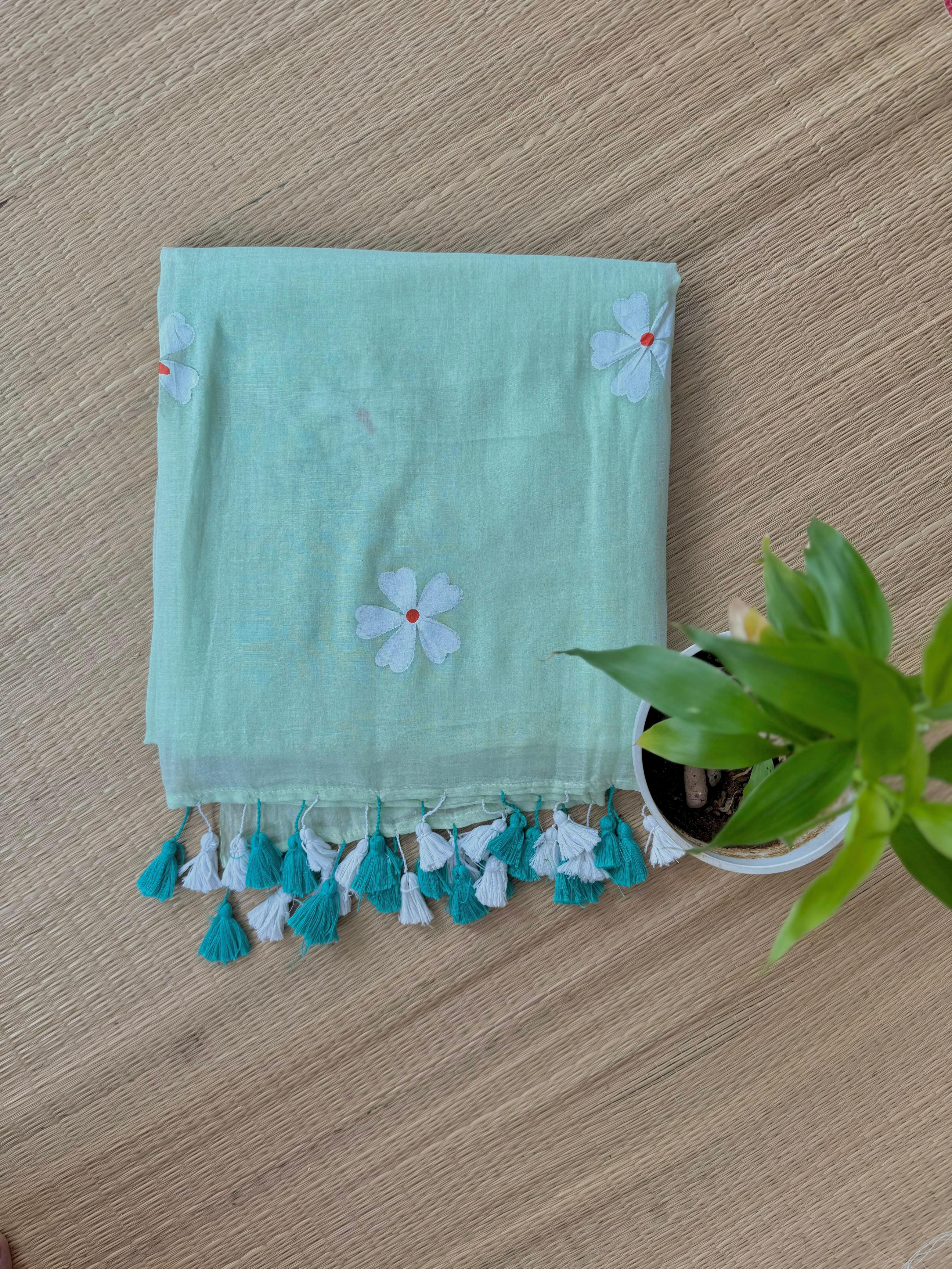 PAARICHATHAM BLUE SAREE-PMCLBF1