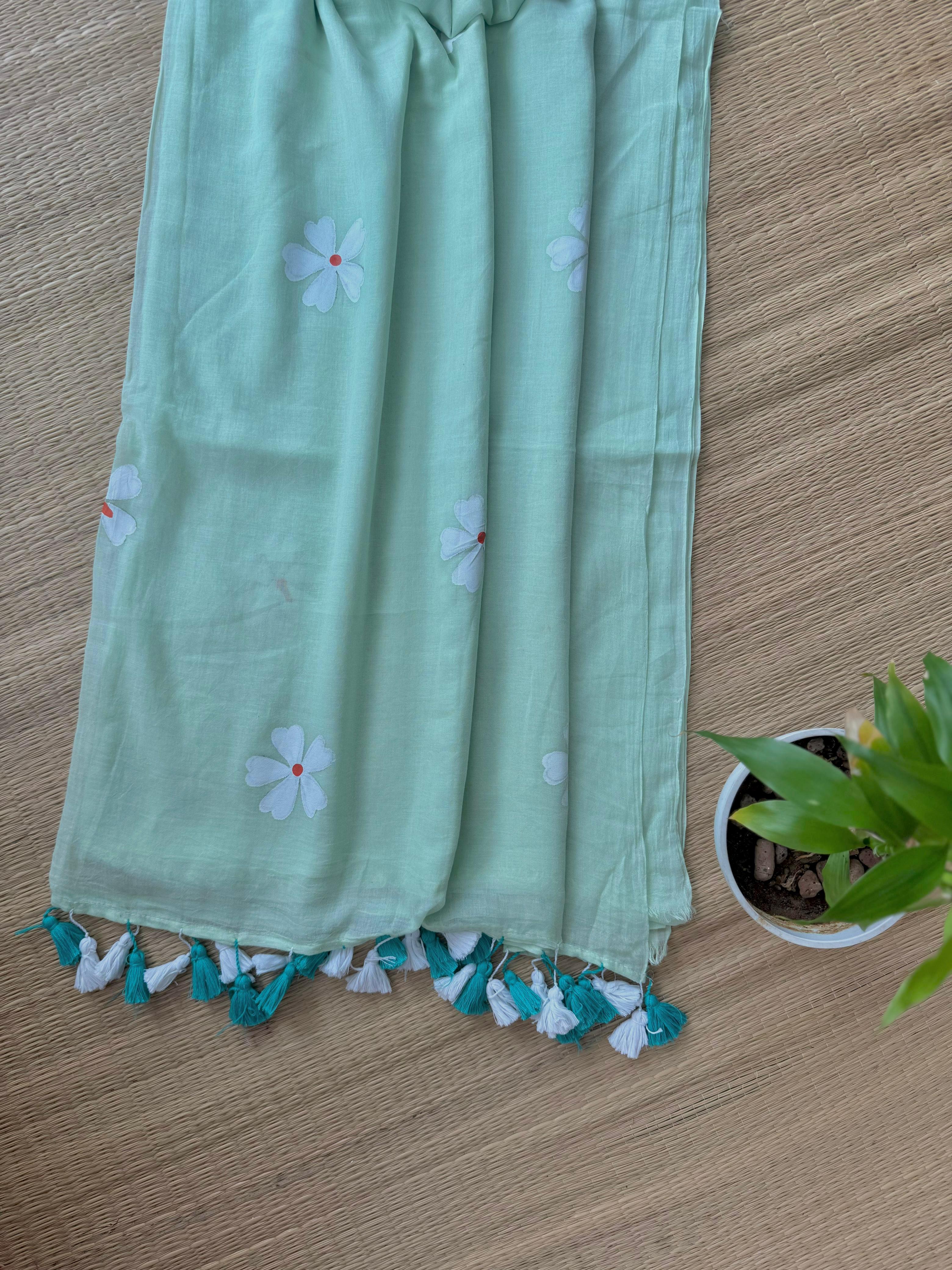 PAARICHATHAM BLUE SAREE-PMCLBF1