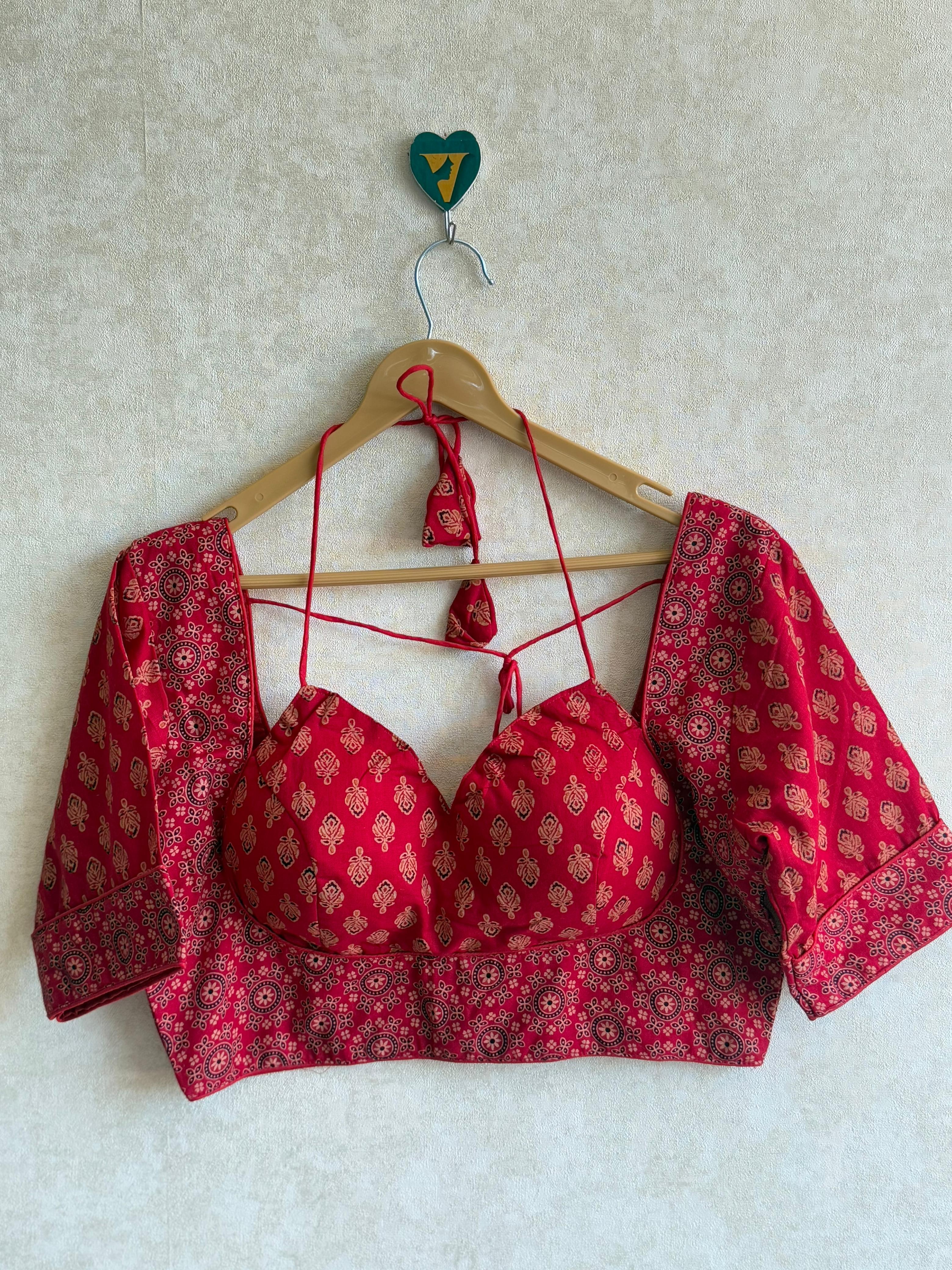 HALTER NECK BLOUSE-VCB017