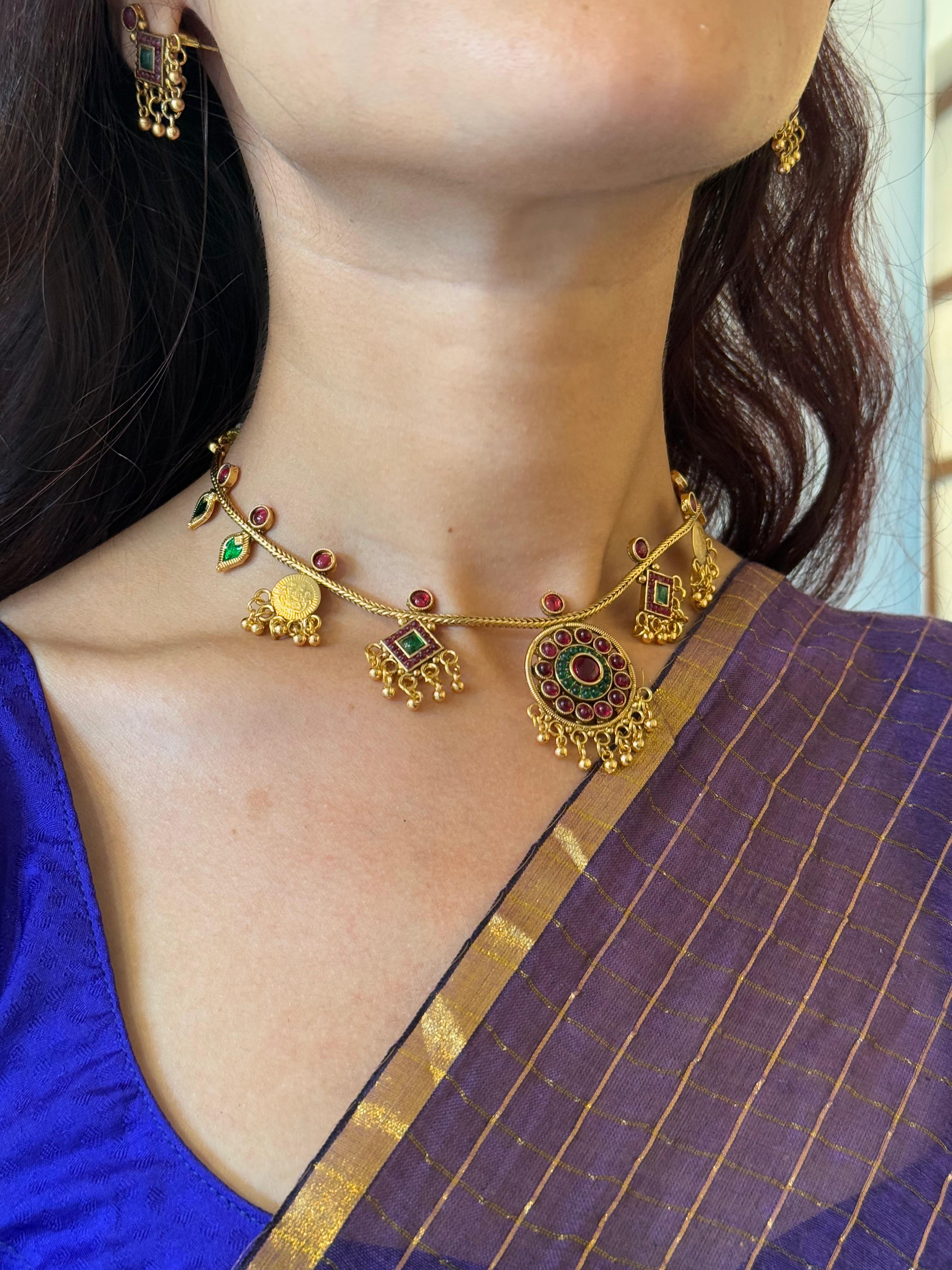 Apsara Necklace Set-VJC003