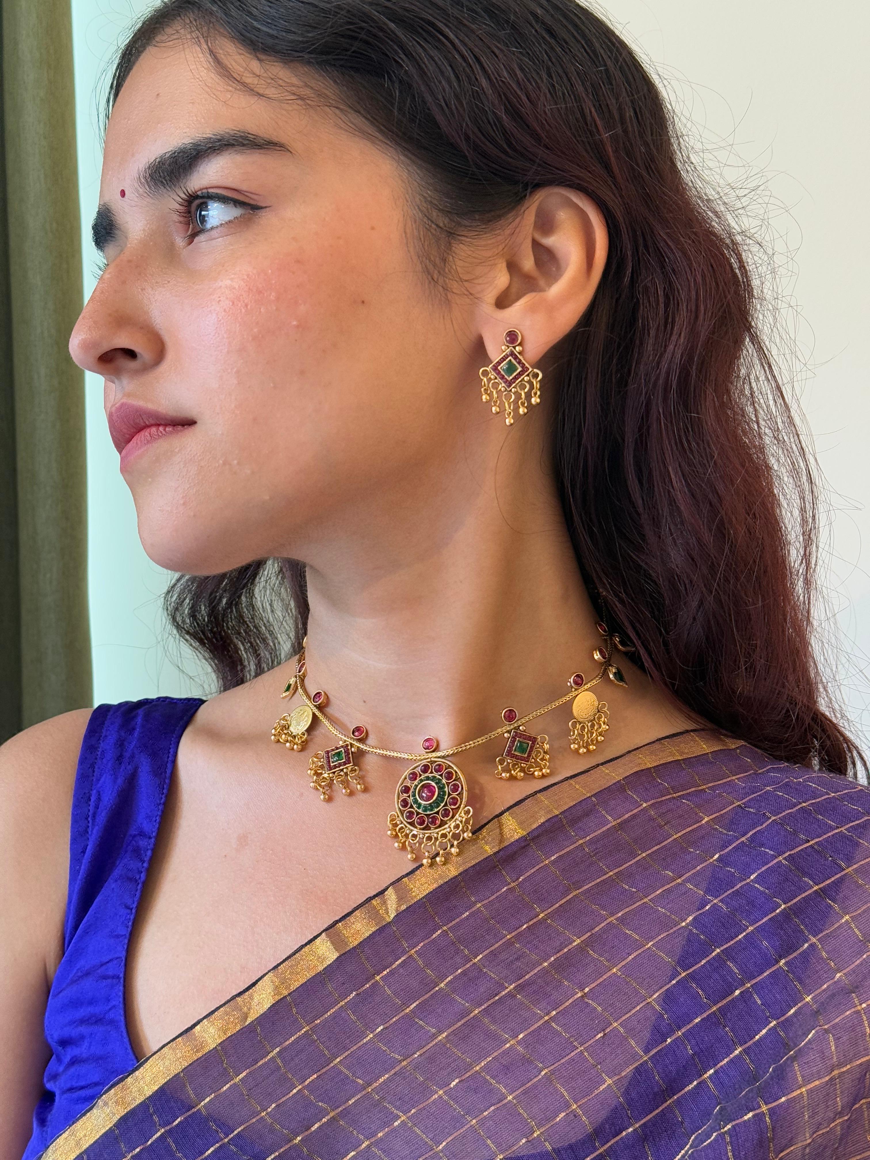 Apsara Necklace Set-VJC003