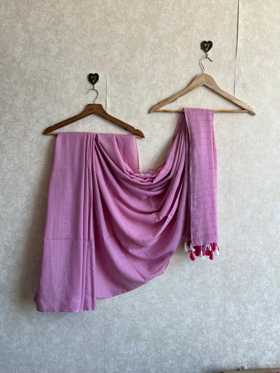 Pattas Pink Saree-VCM226