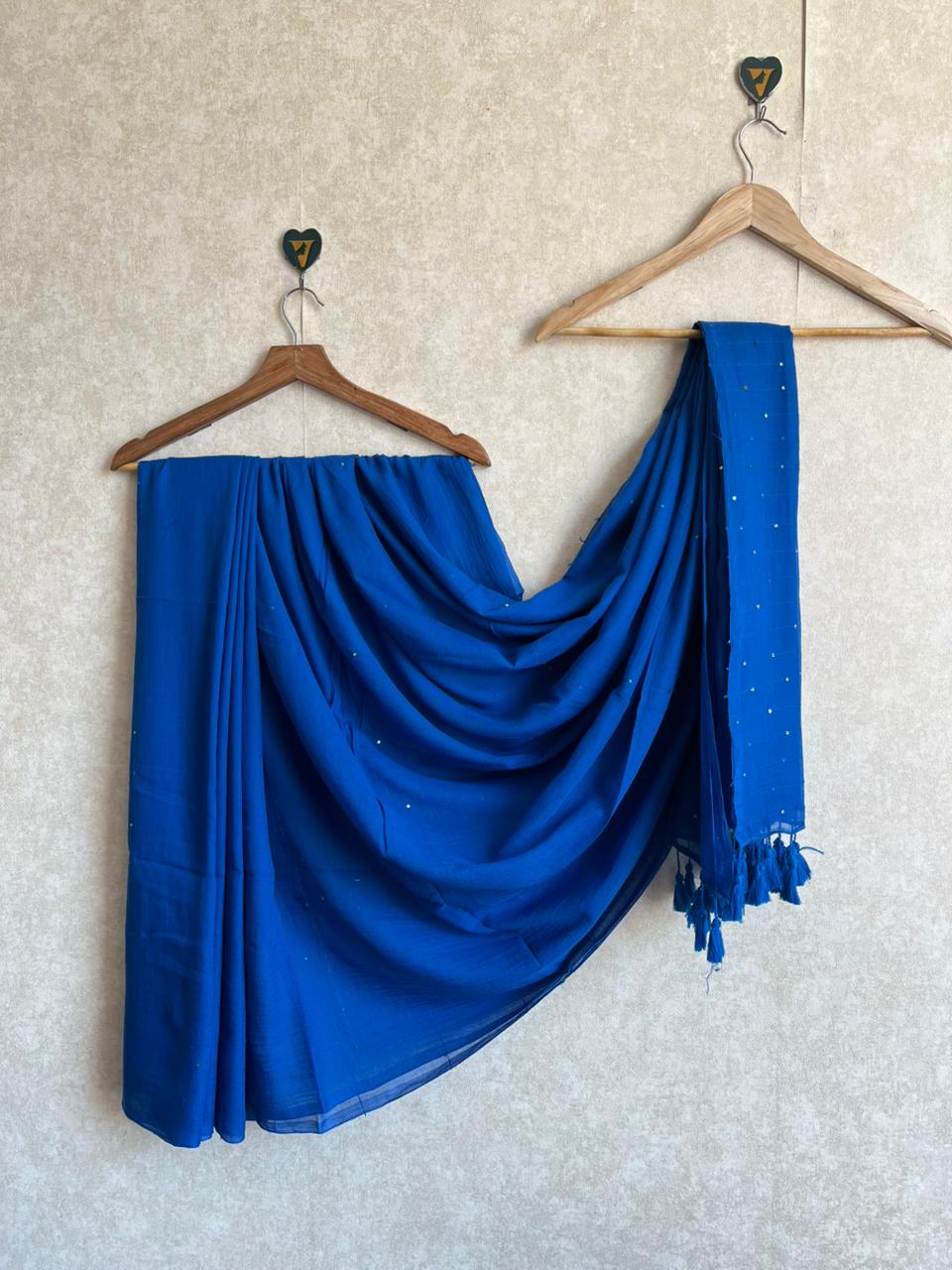 Pattas Blue Saree-VCM235