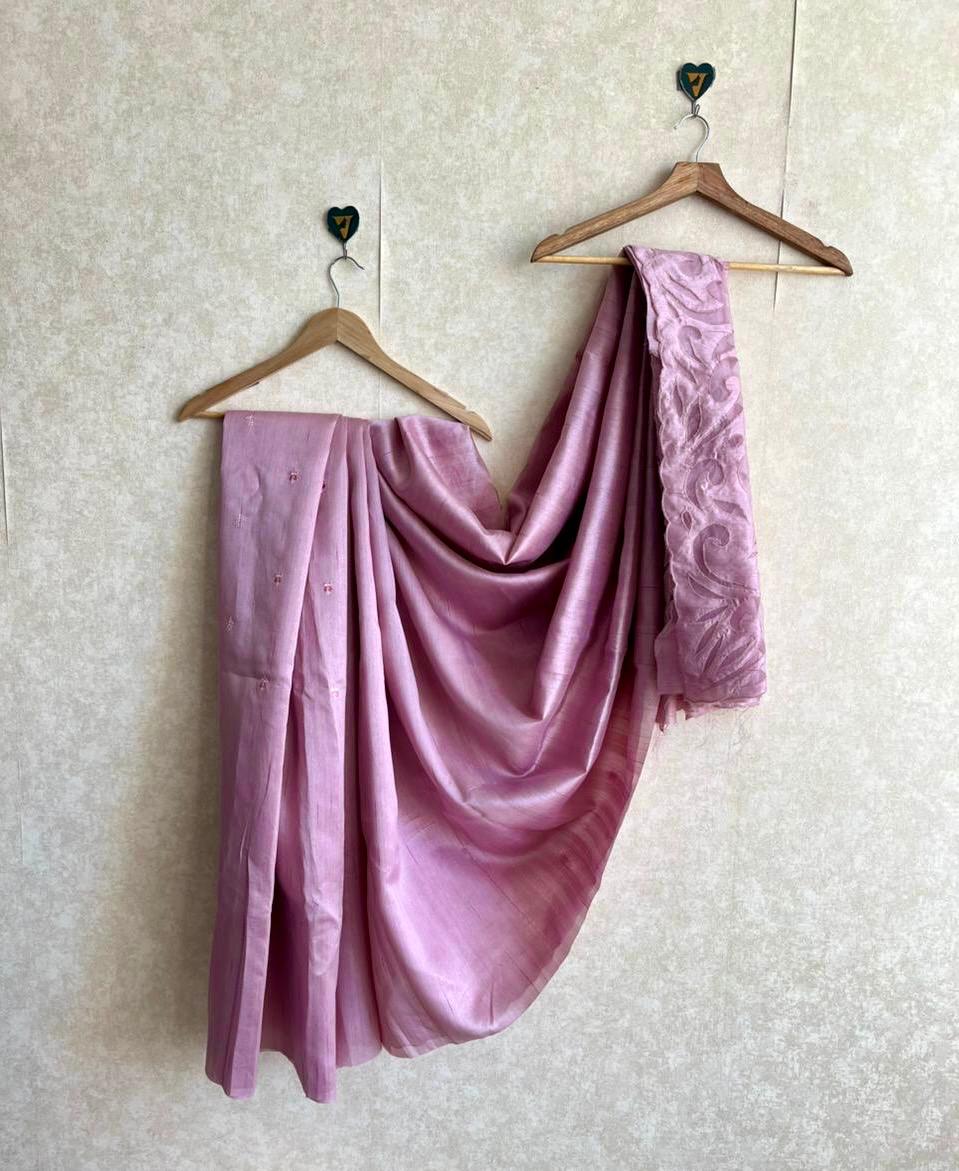 Applique Saree-VCA001