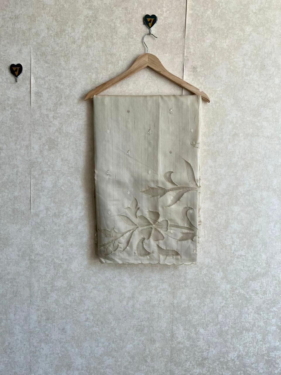 Applique Saree-VCA001