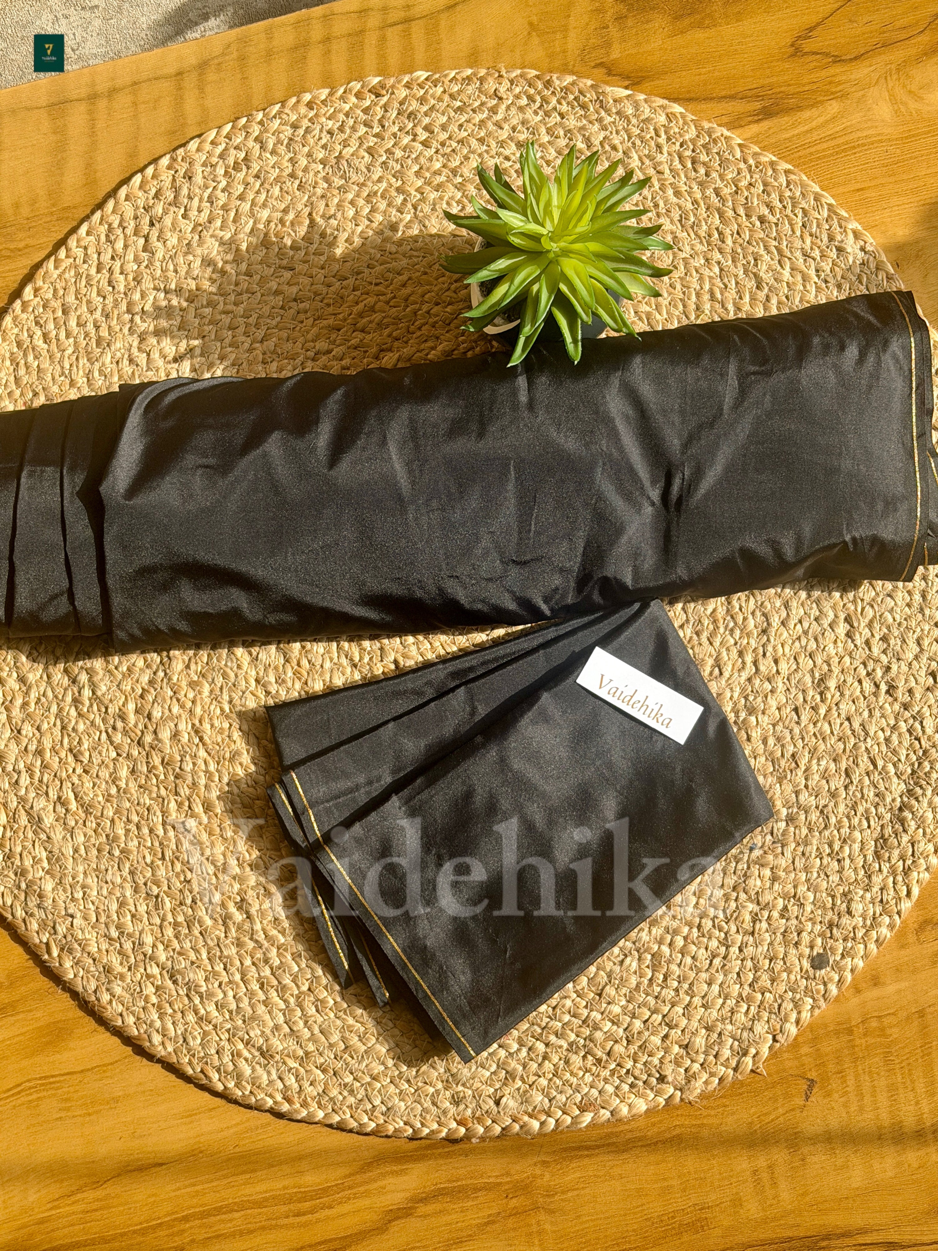 Blouse Piece Black-BP018