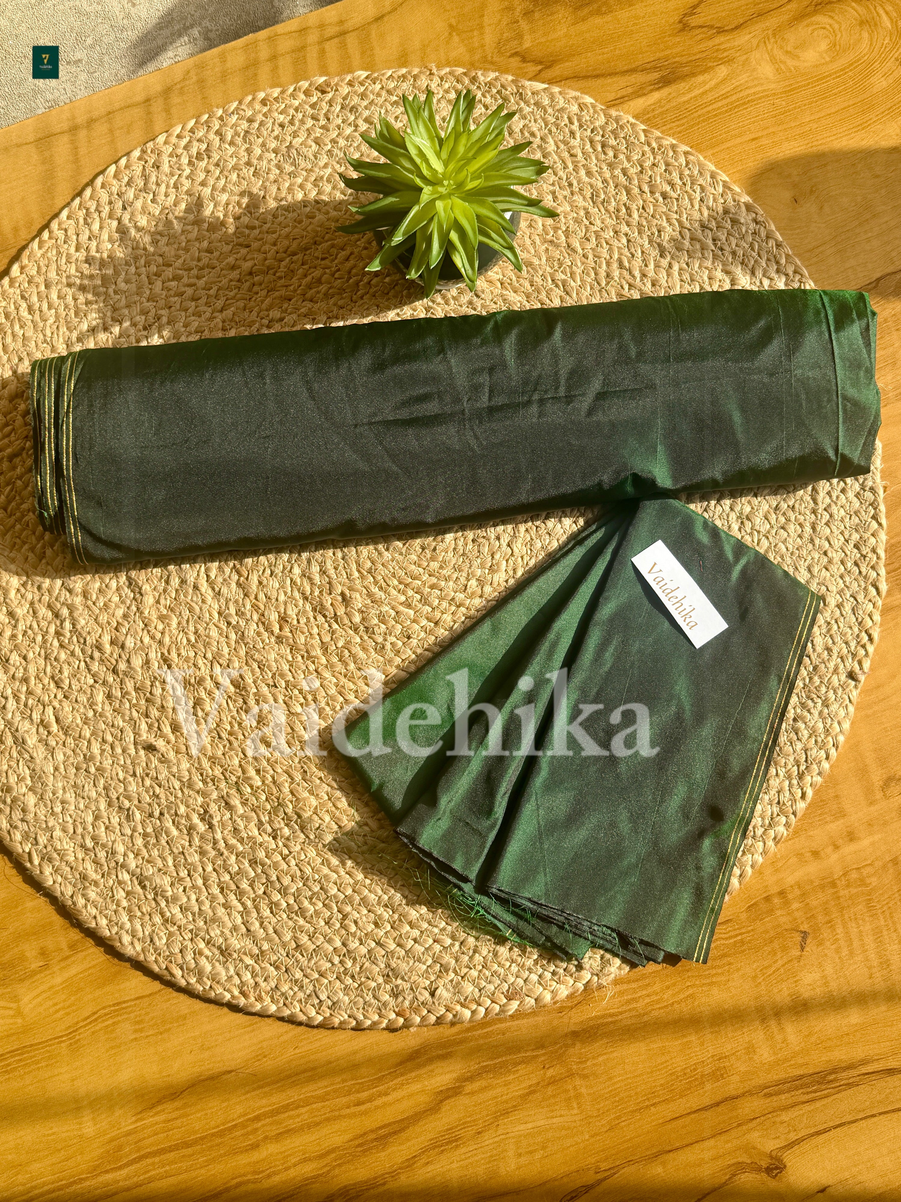 Blouse Piece Dark Green-BP013