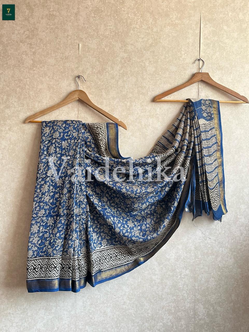 Neel Tarang Saree-PMB001
