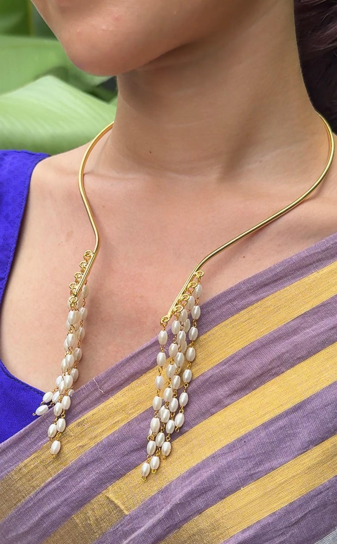 Pearl Neck Cuff-VJNC002