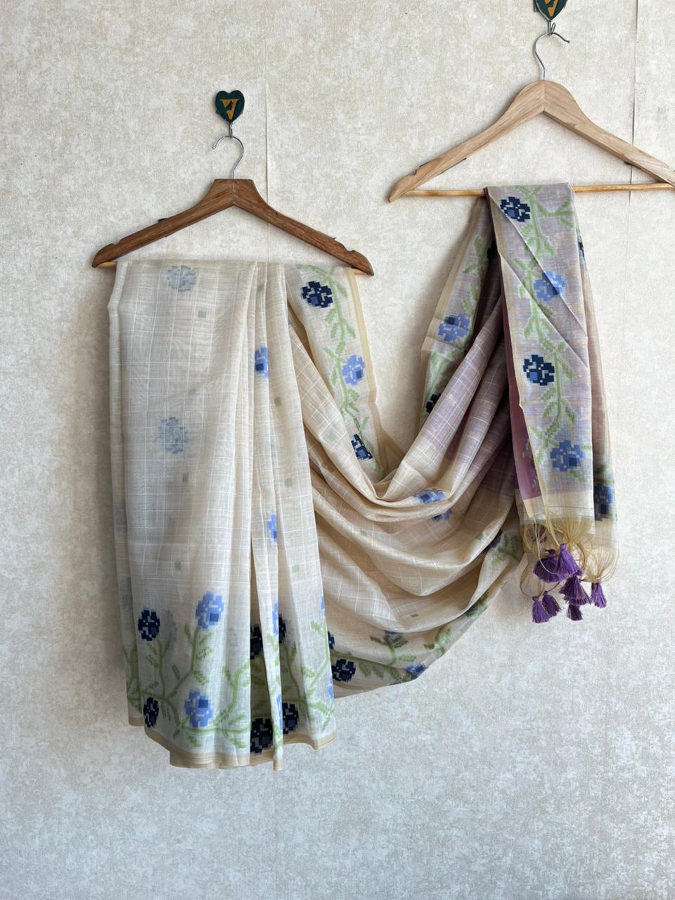 Tusser Saree-VCTS001