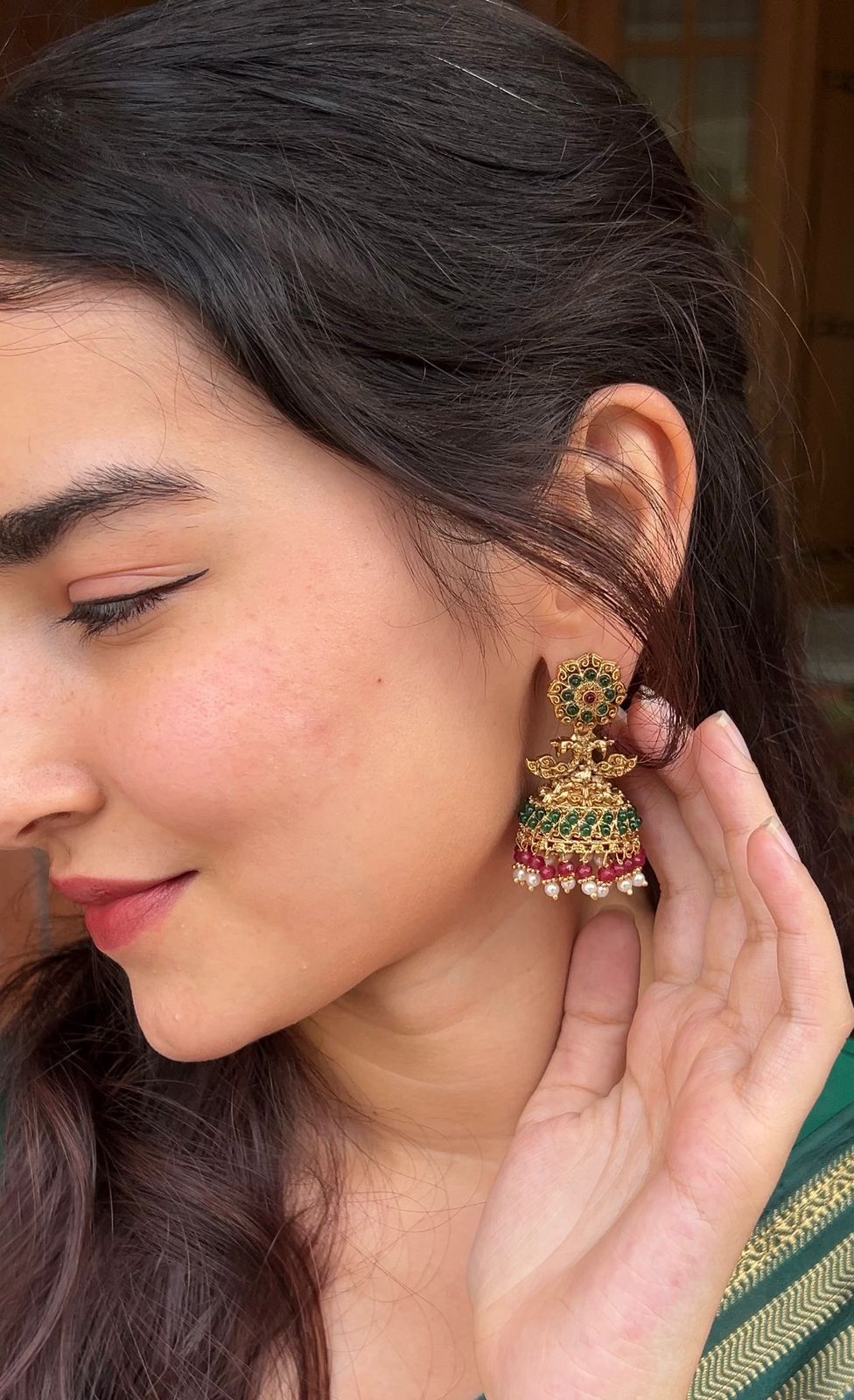 Temple jhumka-VJPH04
