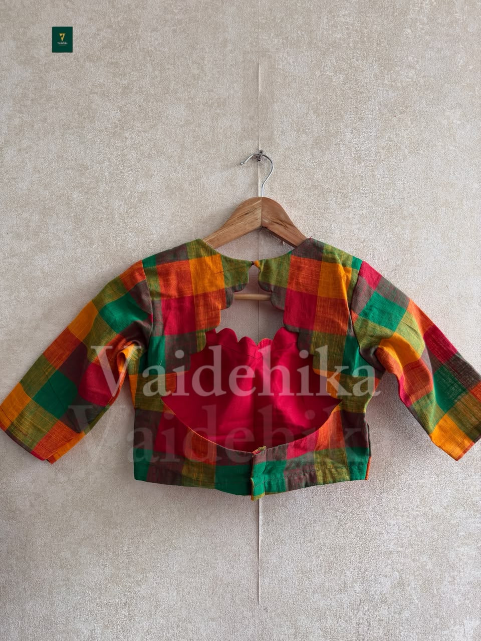 Swara Checks Blouse - VSB301