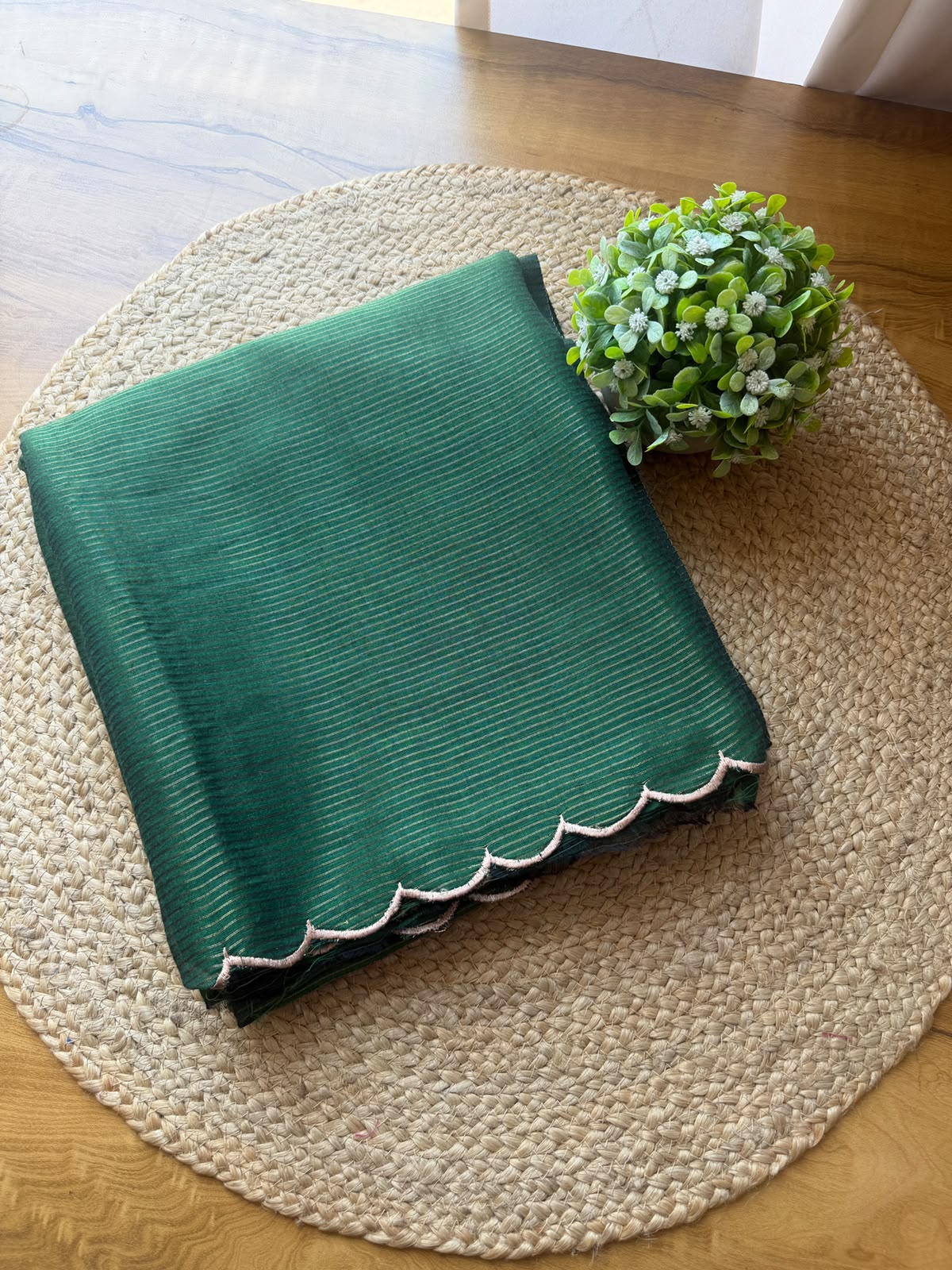 Vermika Green Saree Thrift-VT32