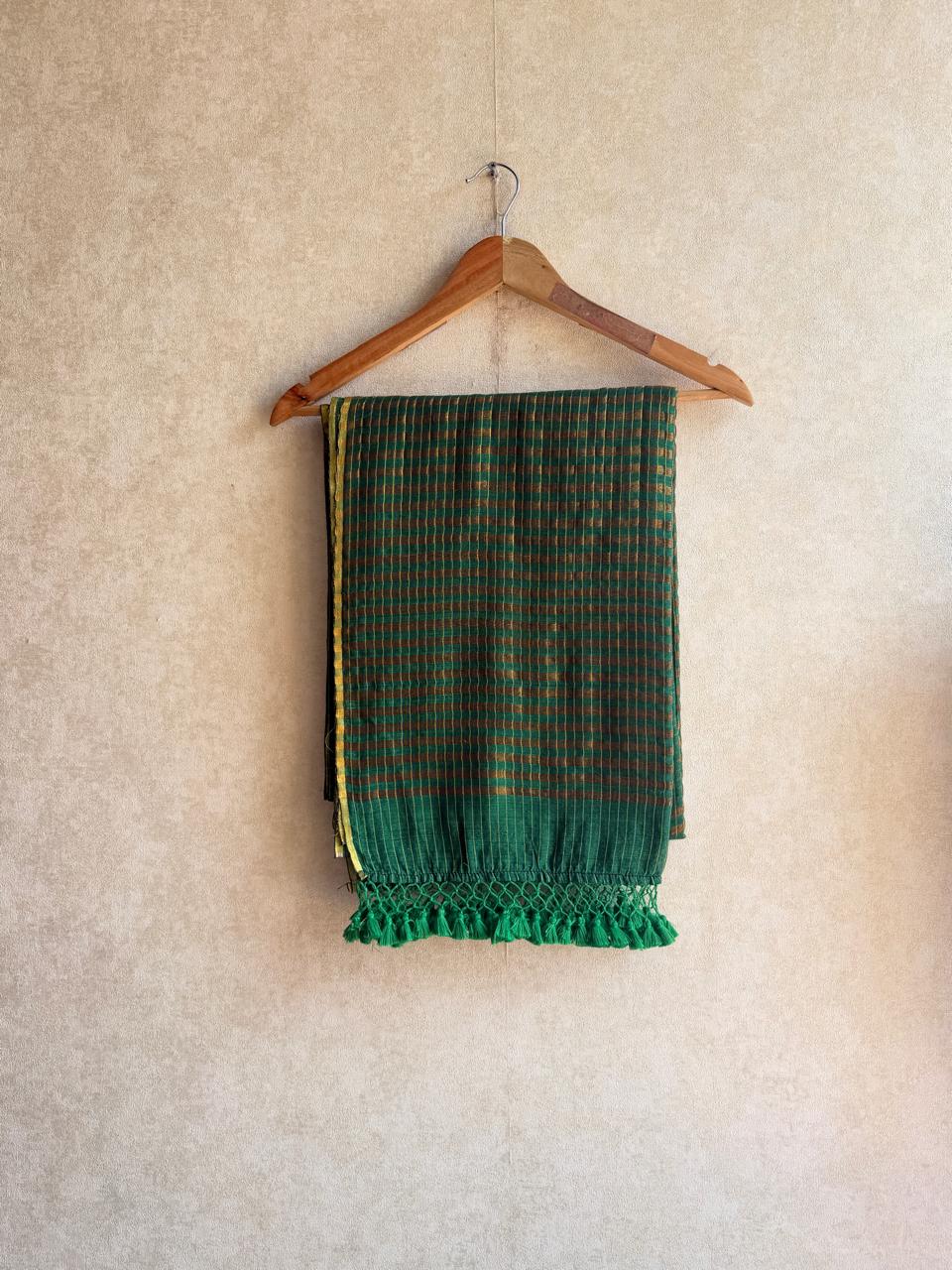 Pavithra Green Saree-VY17