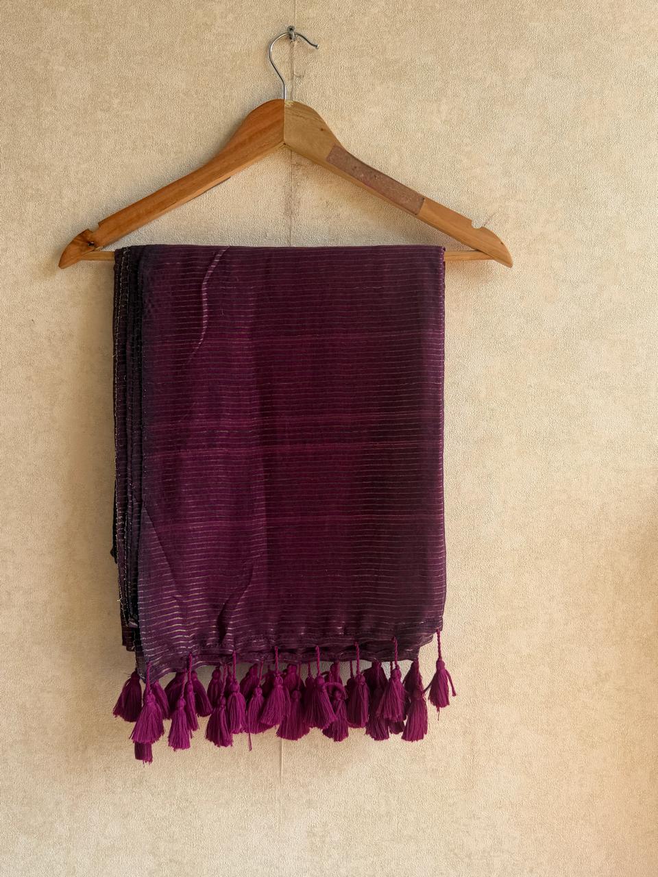 Nayana Saree Purple-VA34