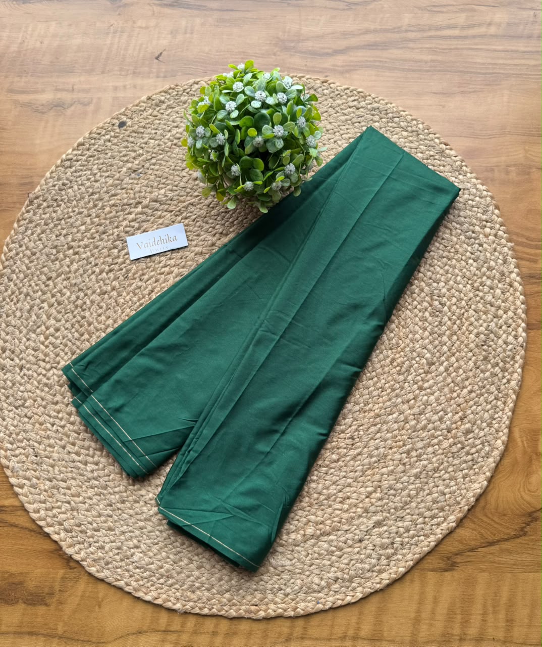 Blouse Piece Bottele Green-VCBP008