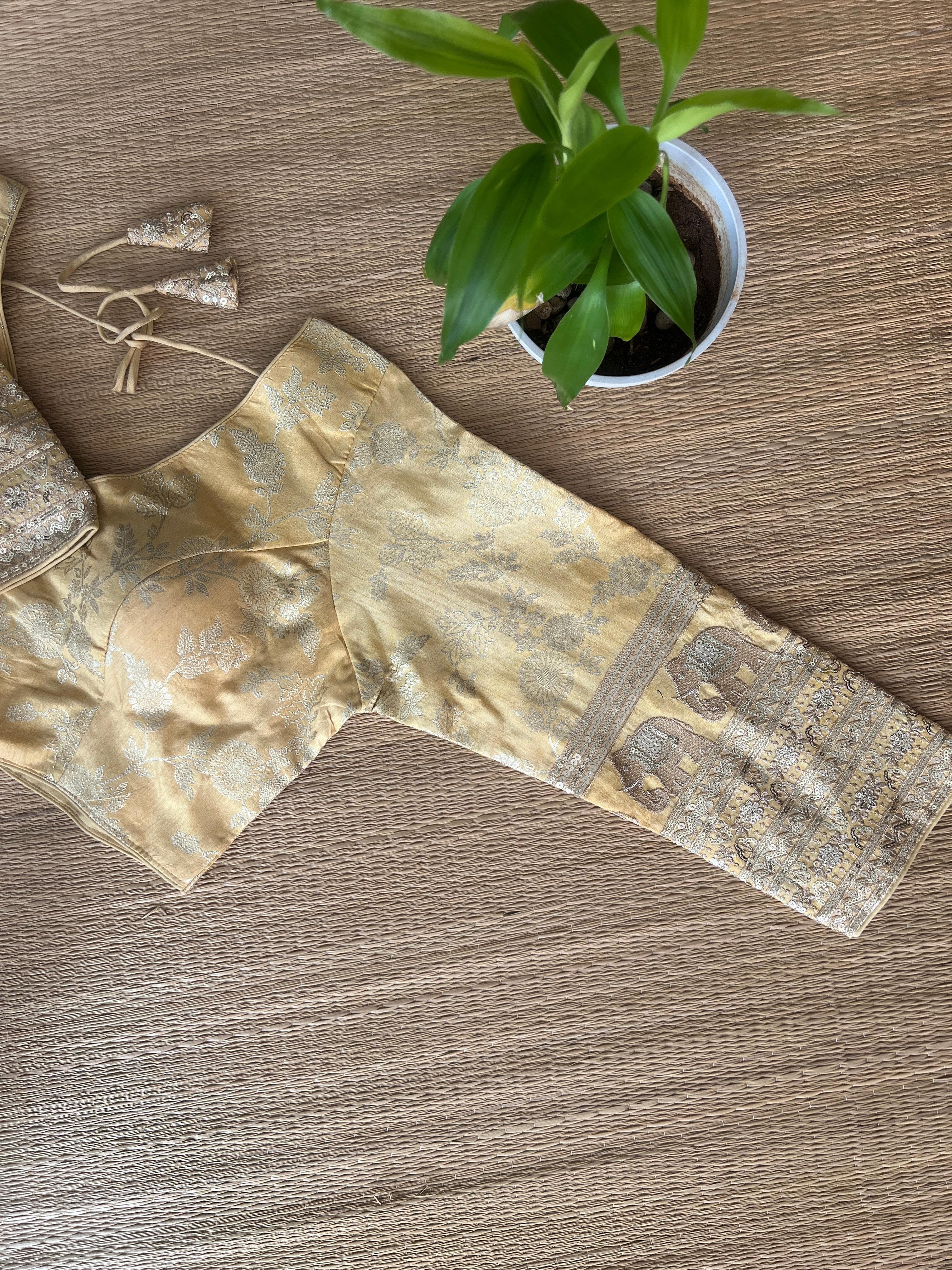 HATHI BROCADE BLOUSE-VCB014