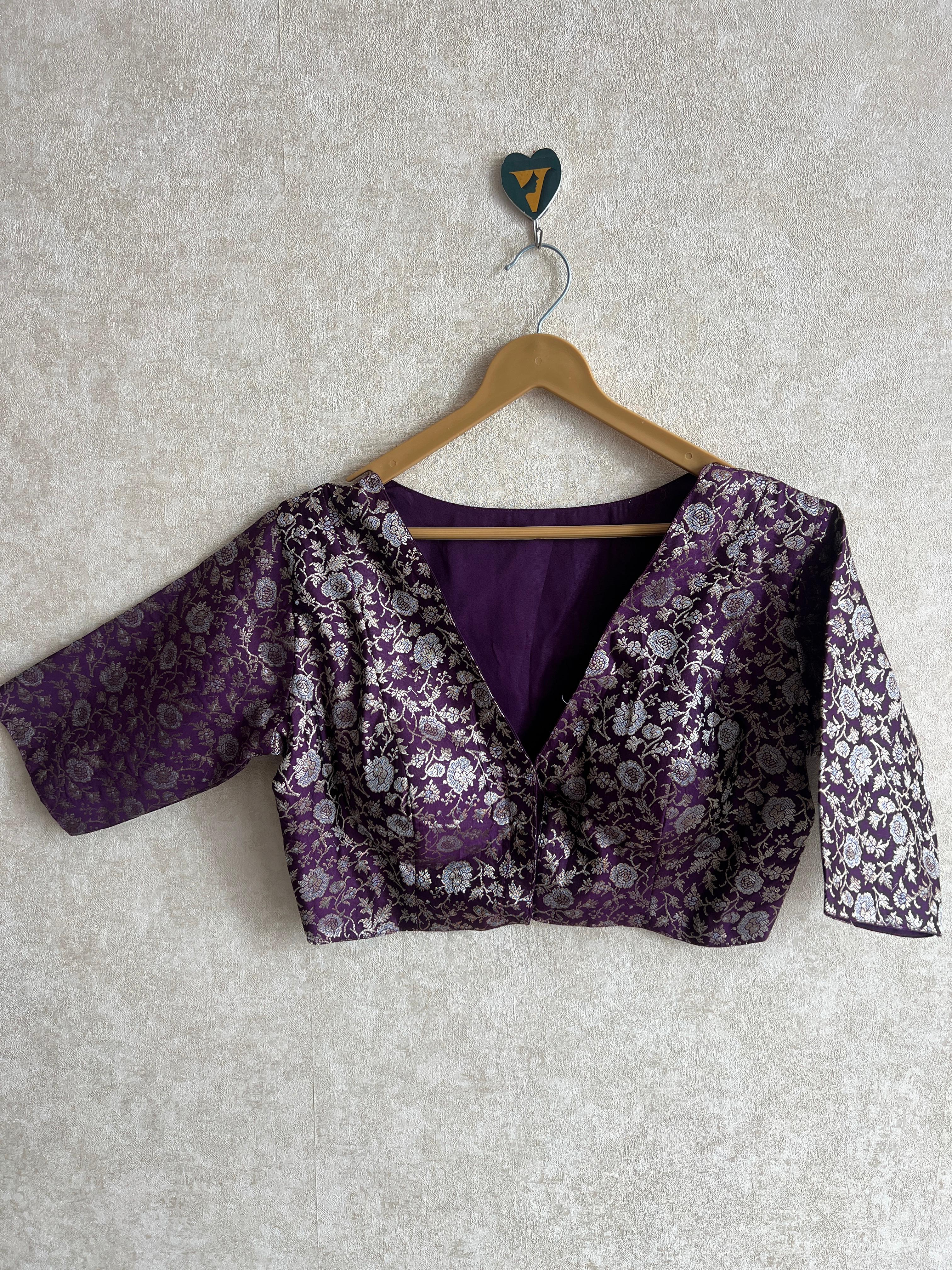 Benarasi Brocade Blouse-VCB008