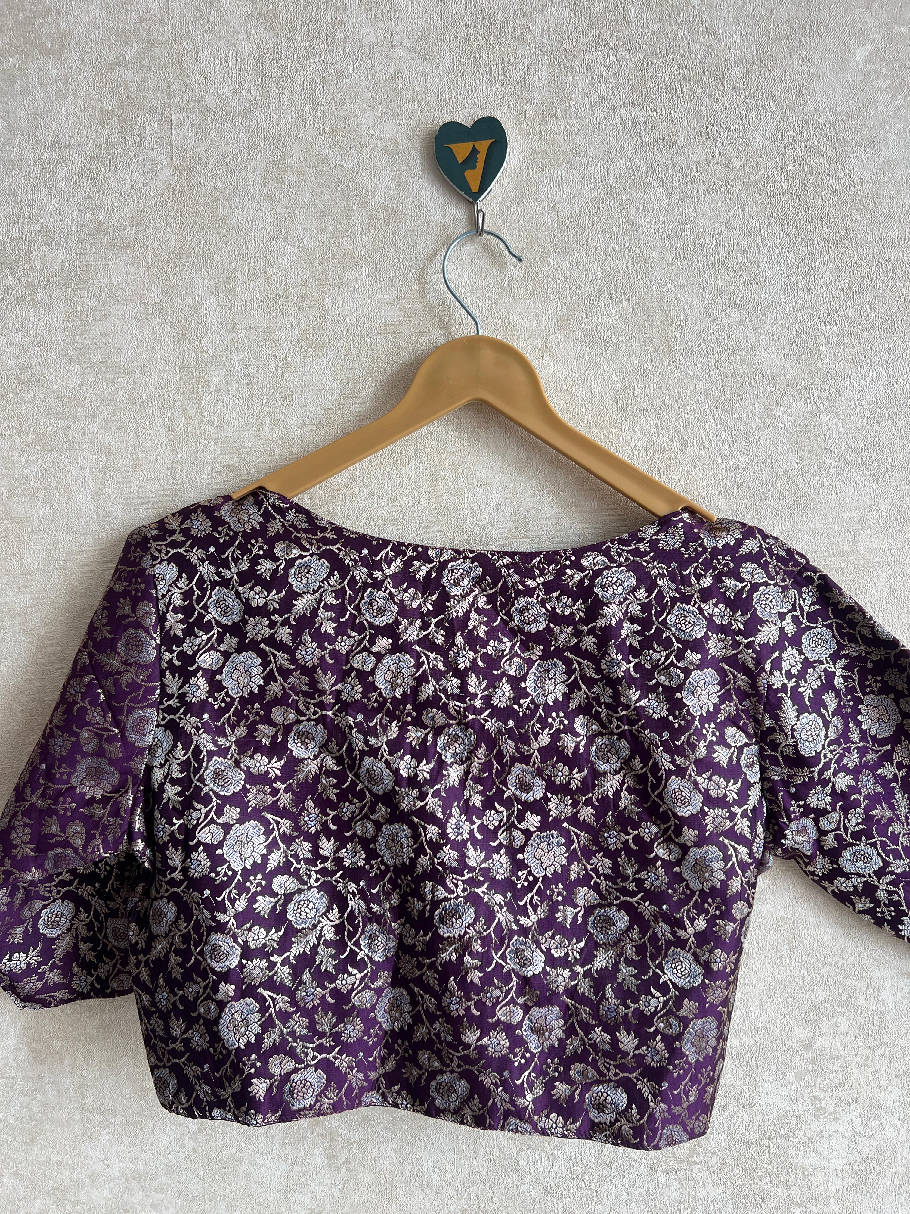 Benarasi Brocade Blouse-VCB008