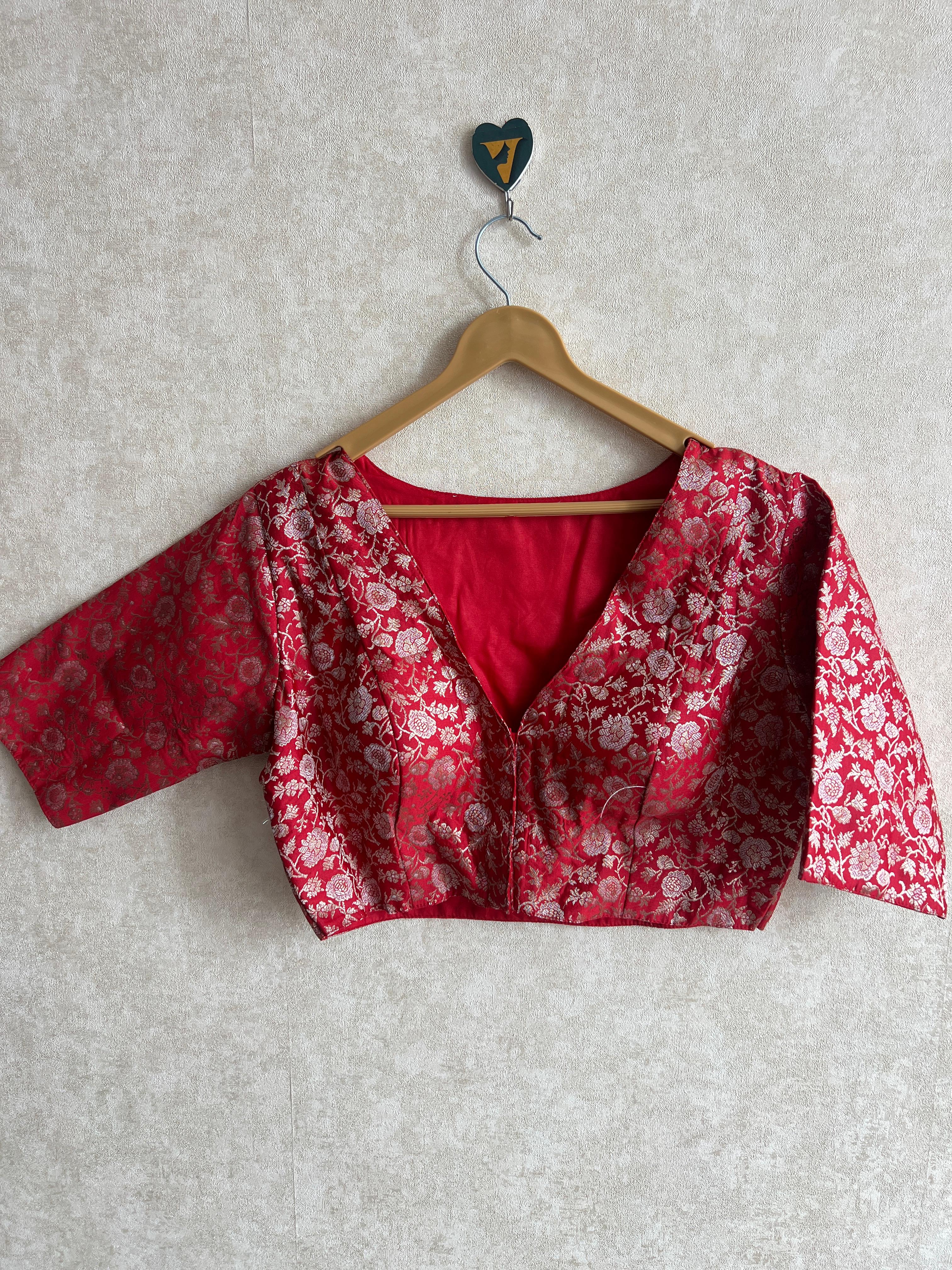 Benarasi Brocade Blouse-VCB008