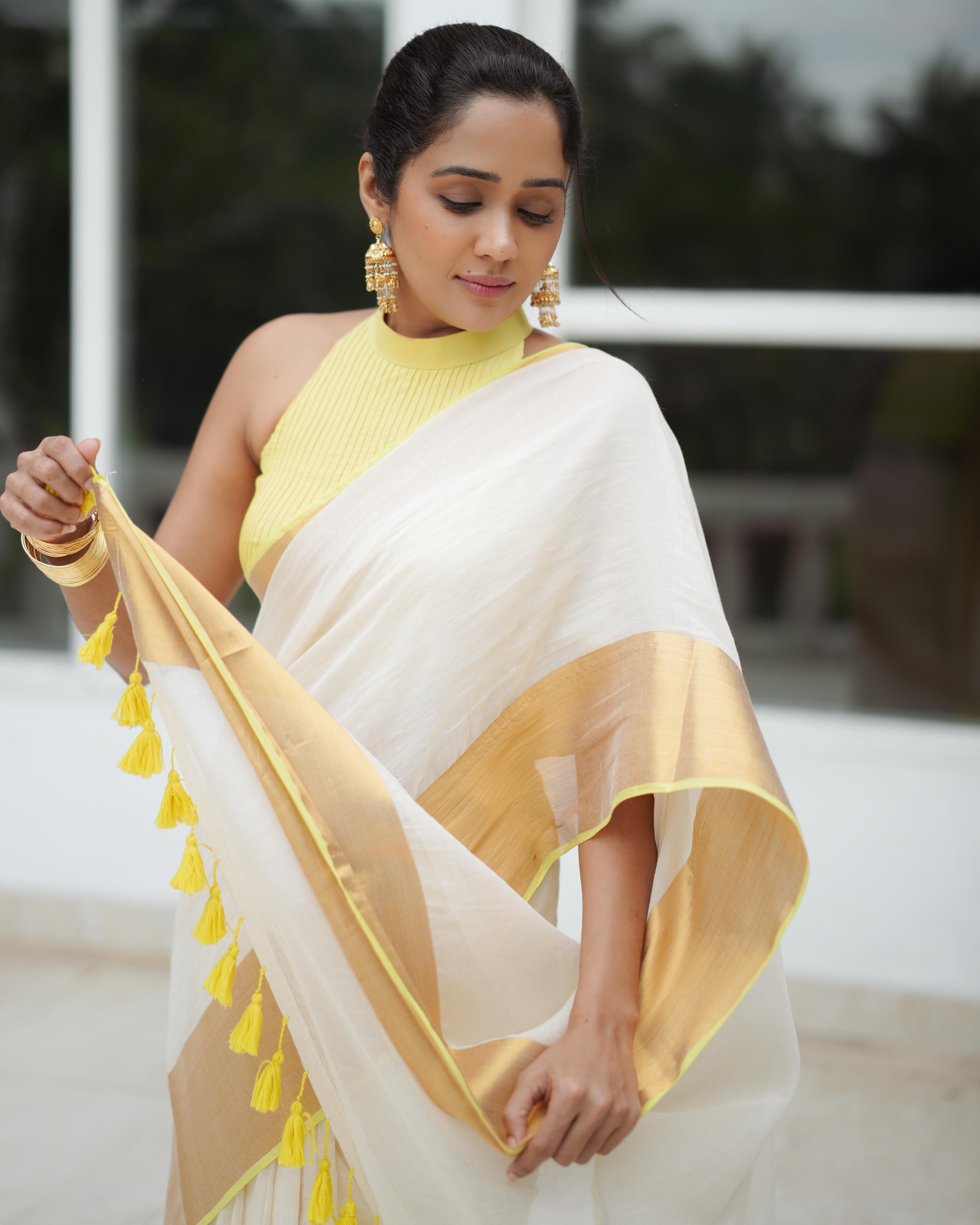 Nimbu Saree-VCM085