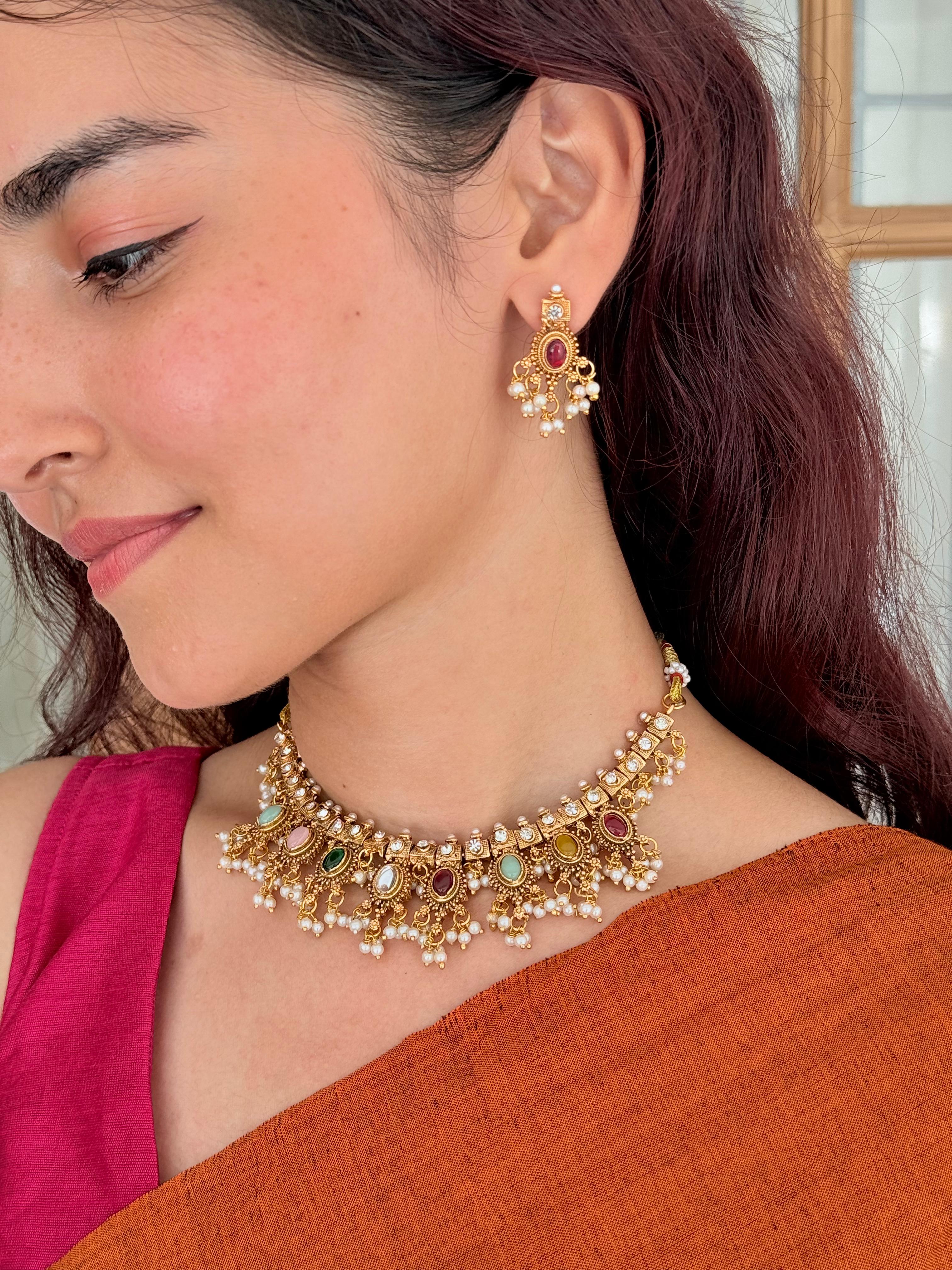 Ashta Necklace - VJAD017
