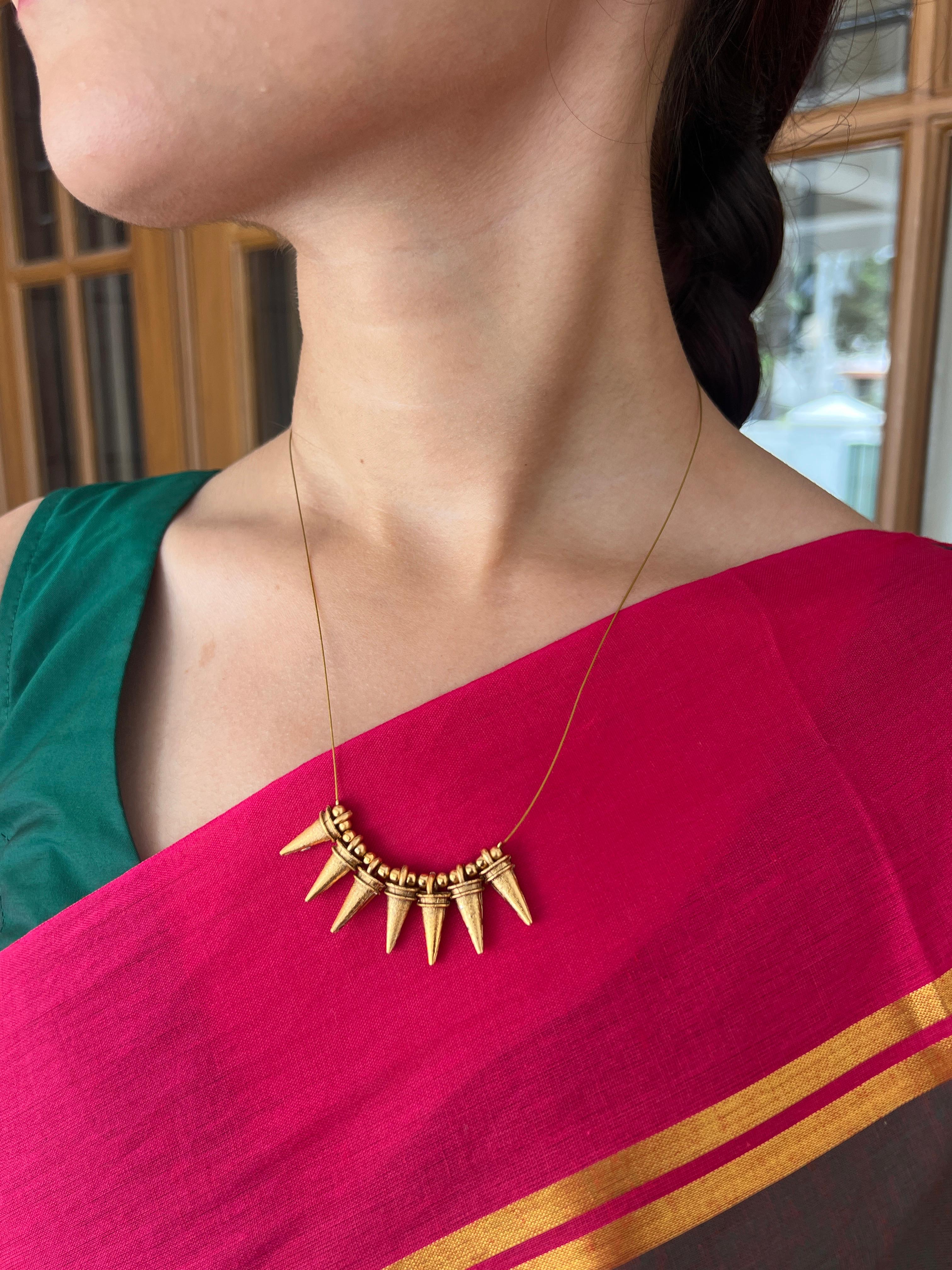 BHOOMIKA SAREE WITH THRISHIKA NECKLACE- VSJ006