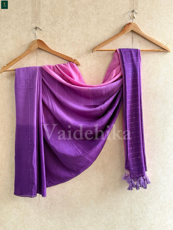 Pavi Saree Purple-VA57