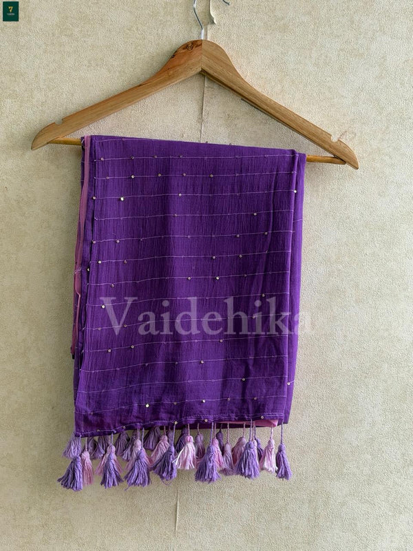 Pavi Saree Purple-VA57