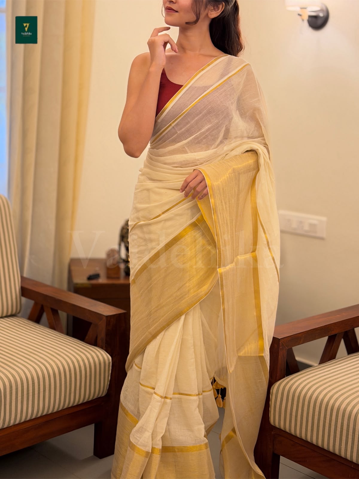 Samyuktha Saree-VY13