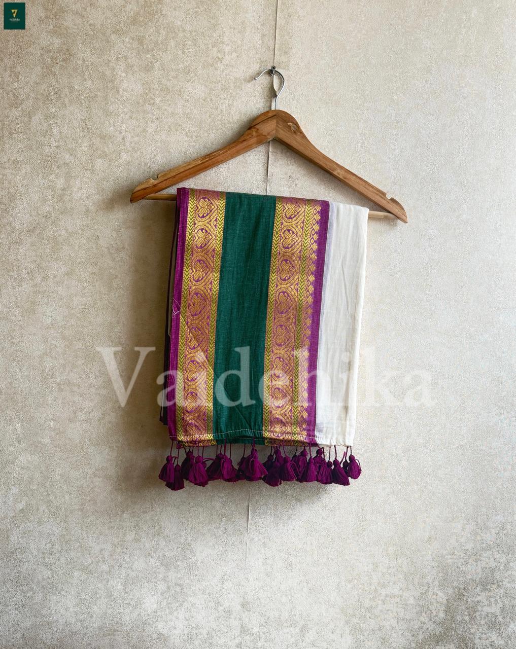 Ankitha Offwhite Saree-VJS010