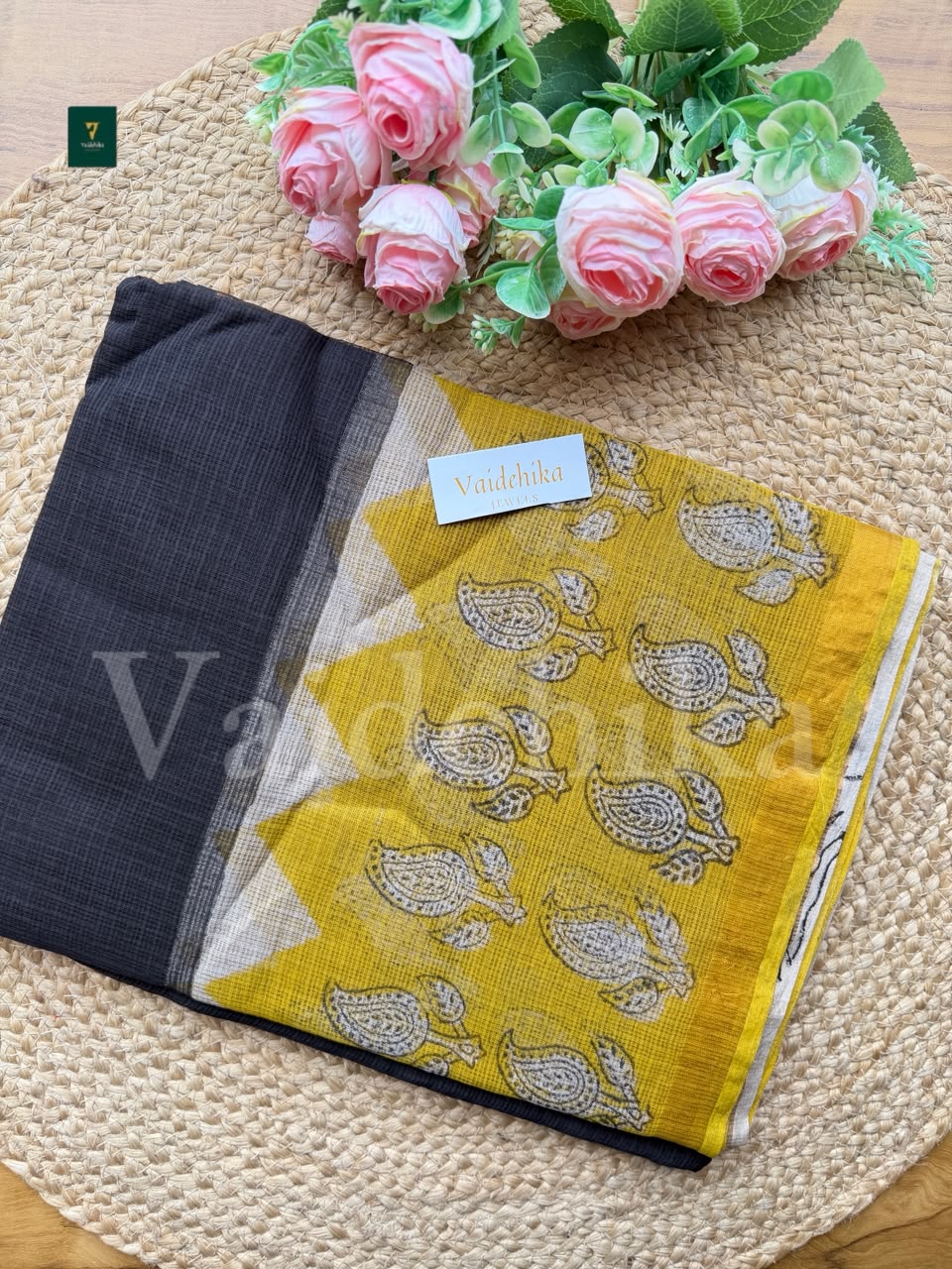 Navya Kota Doria Saree-VS083