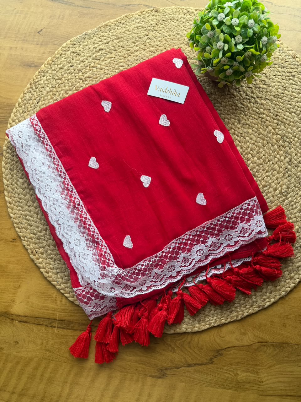 Ruby Hearts Saree-VS120