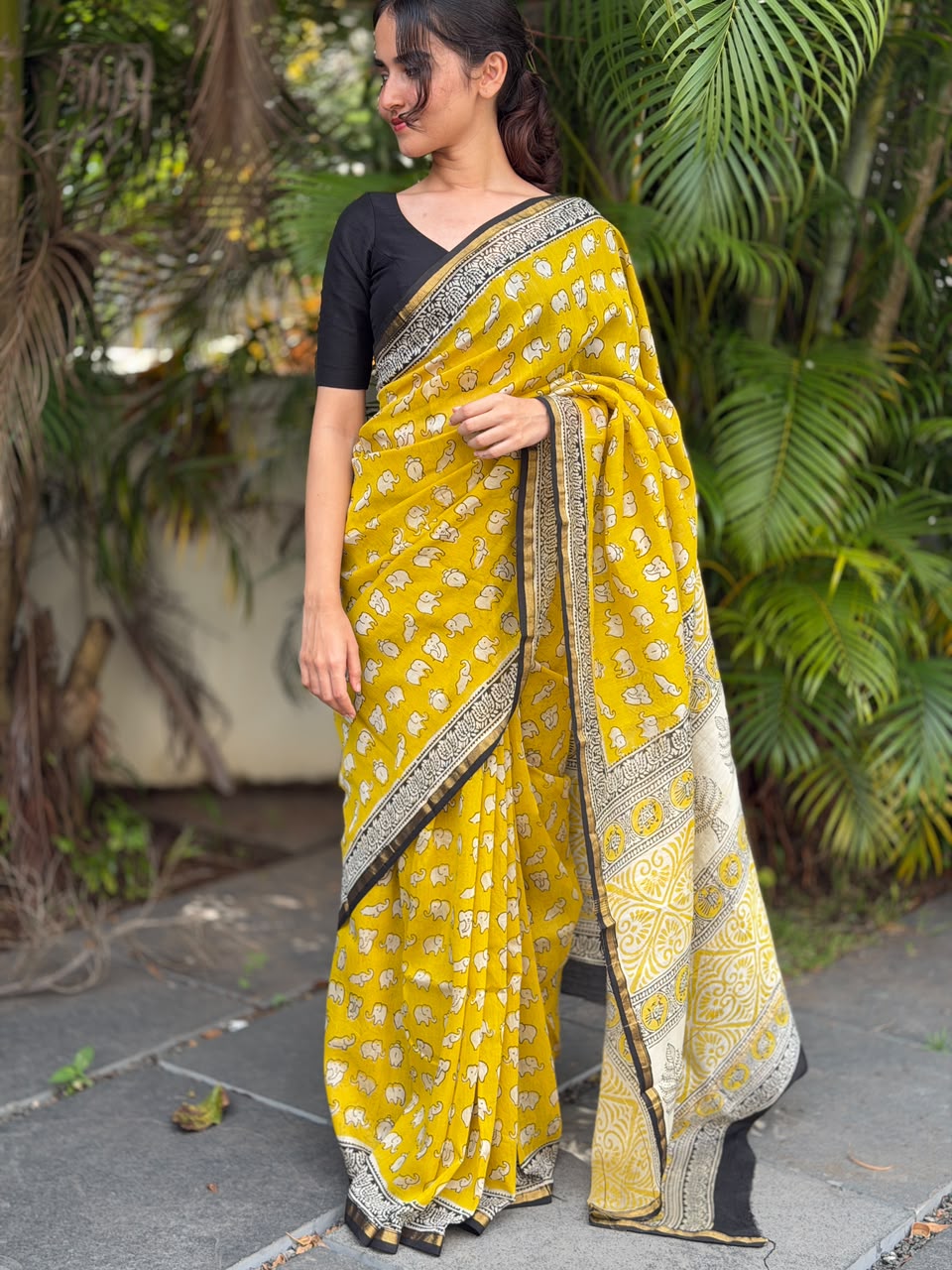 Anvitha Chanderi Saree-VS076