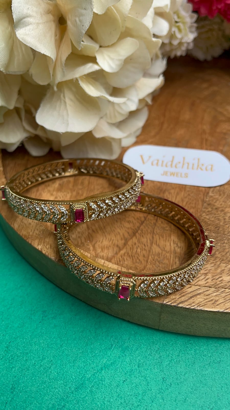 American Diamond Bangles - VCAD001