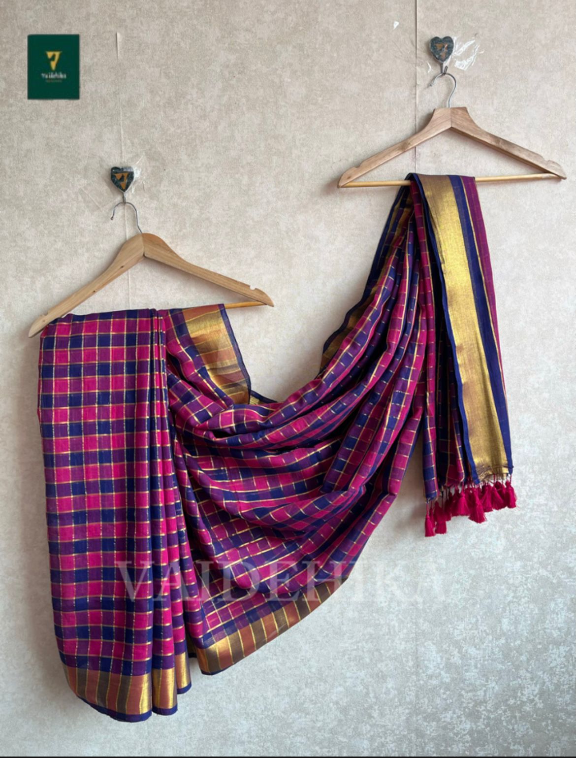 Anugraha Check Saree-PMCC02