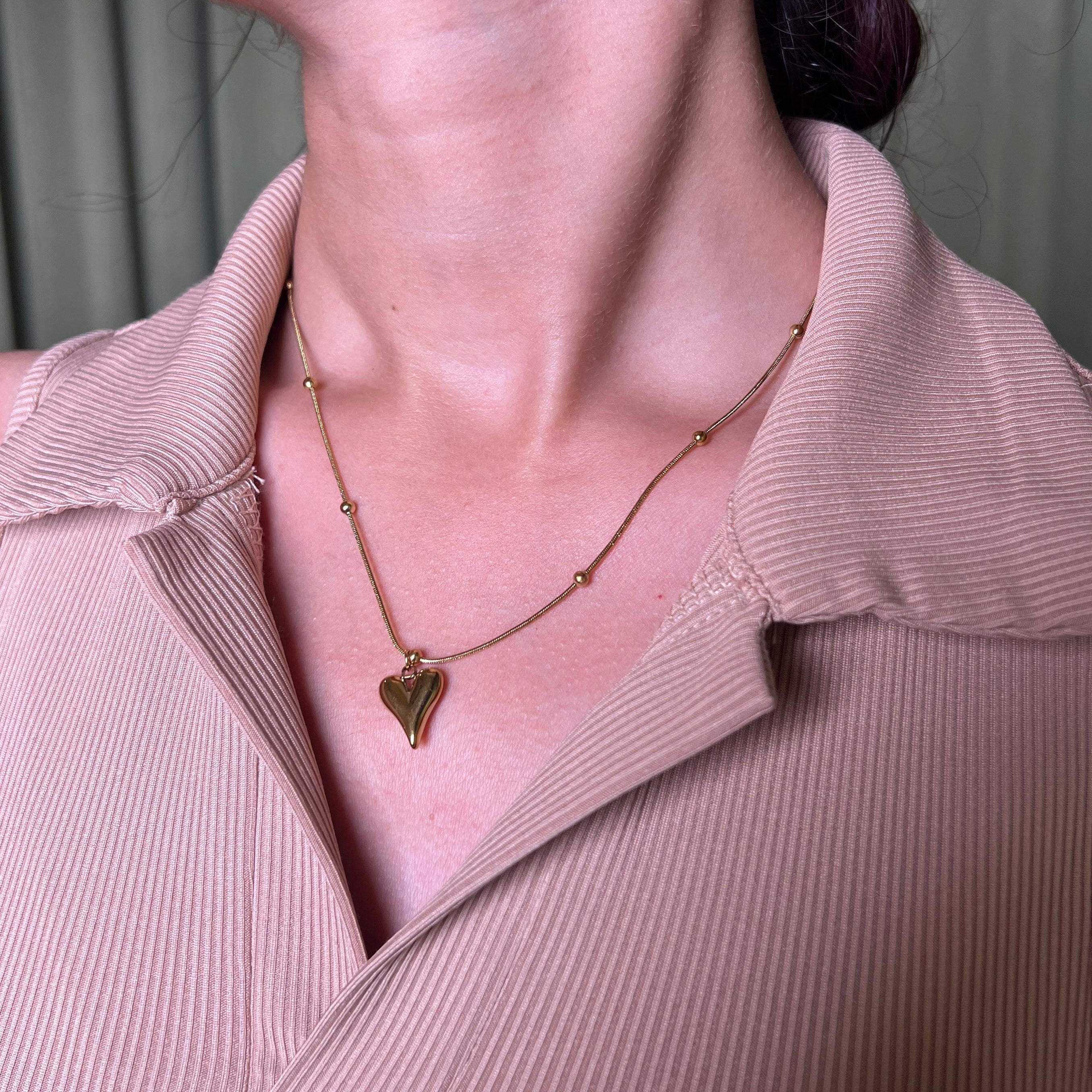 Shiny Love Necklace-VJAT024