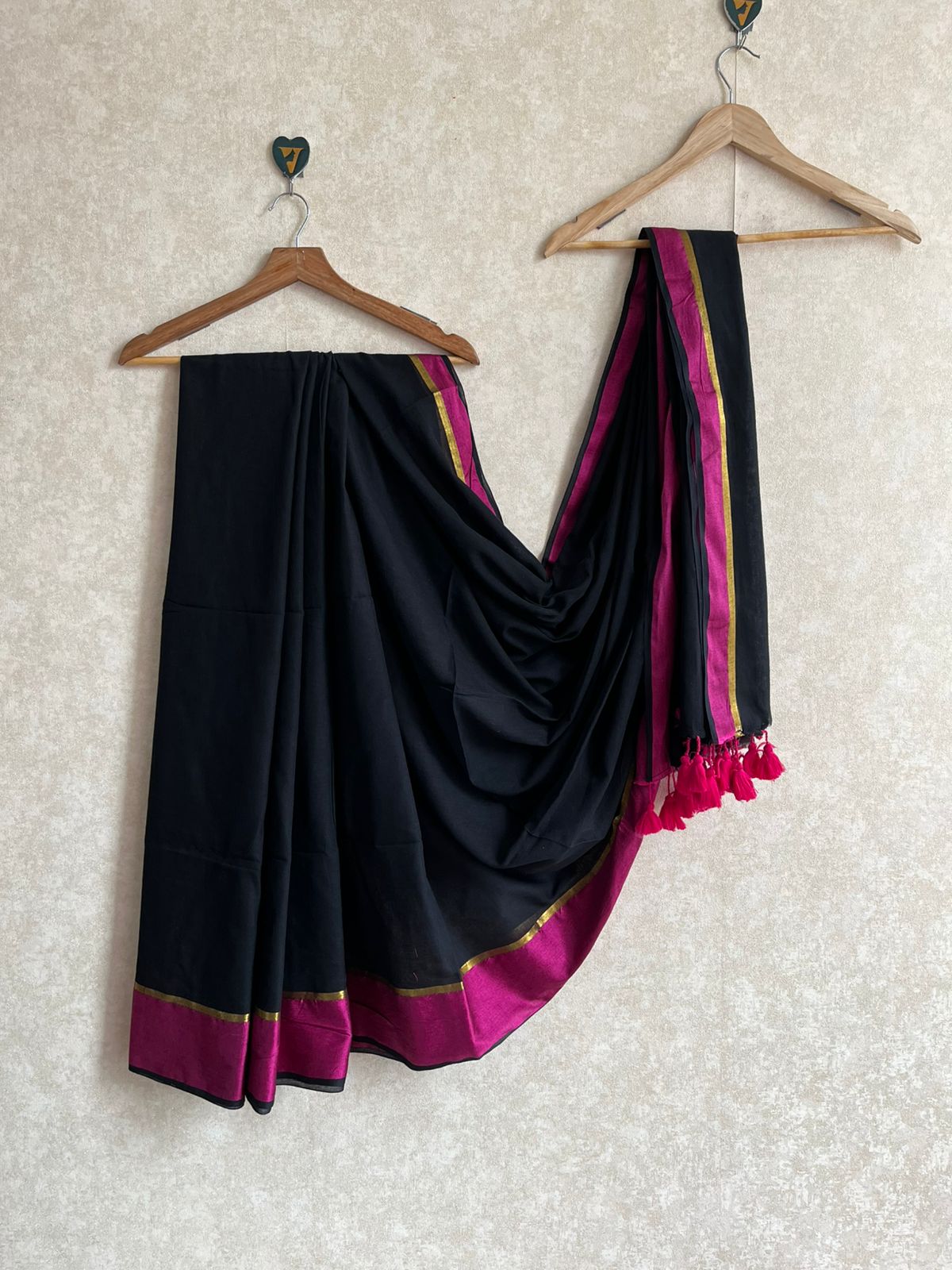 Laya Black Saree Thrift -VT24